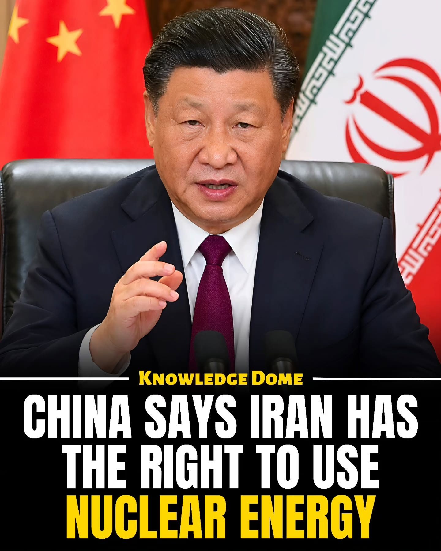 China's Stance on Iran's Nuclear Energy Rights