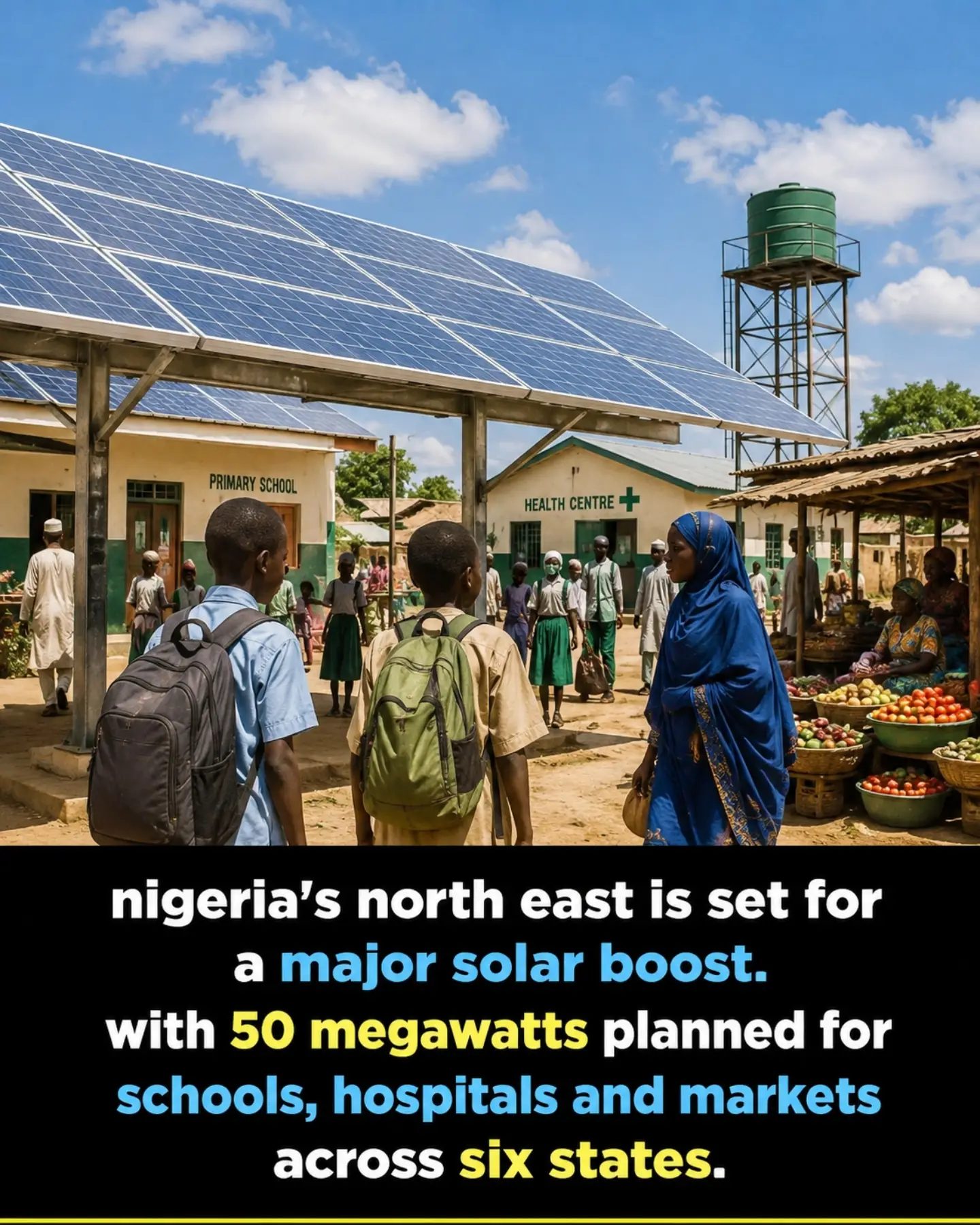 Nigeria's Northeast: 50MW Solar Boost for Schools, Hospitals & Markets