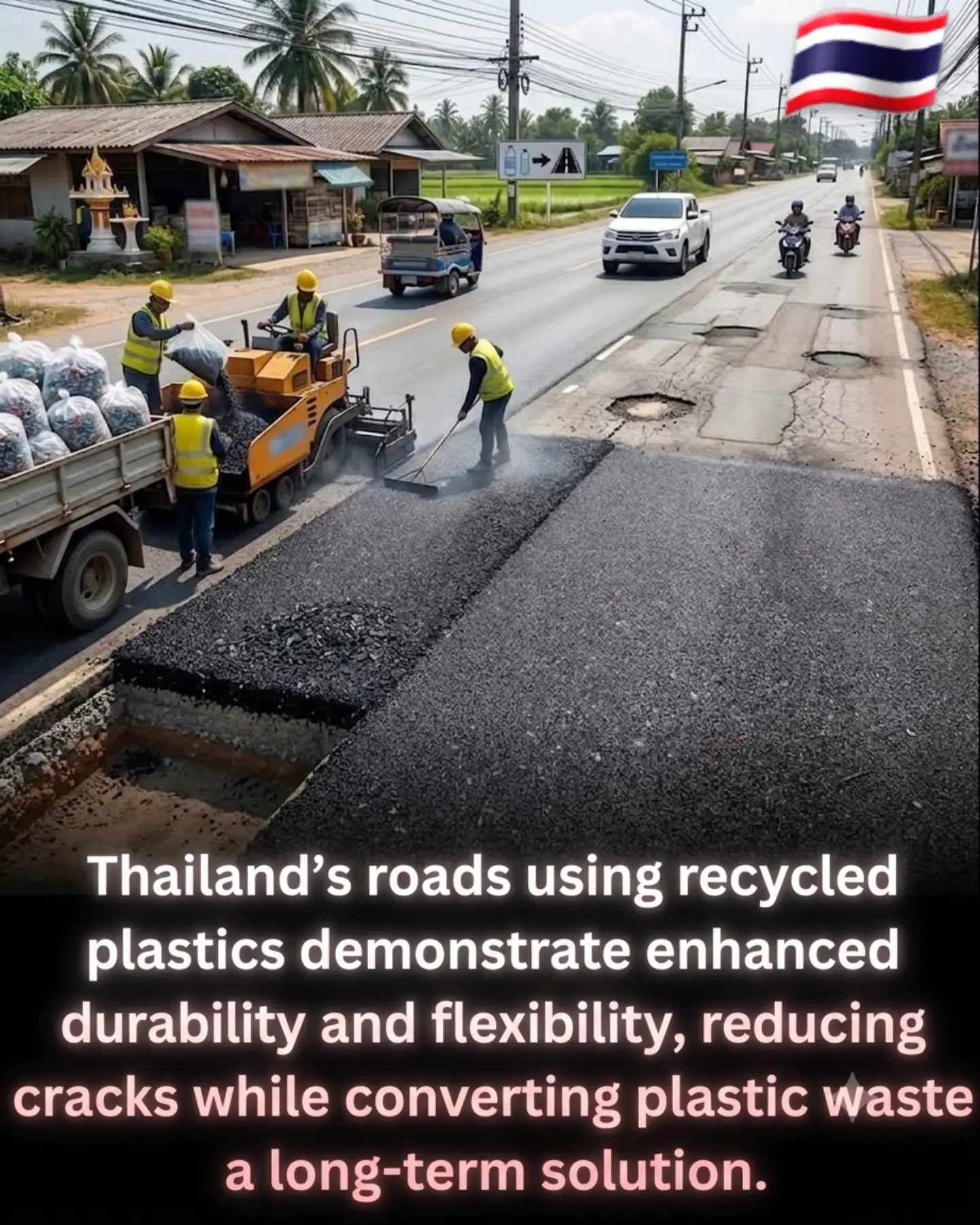 Thailand's Innovative Use of Recycled Plastics in Road Construction