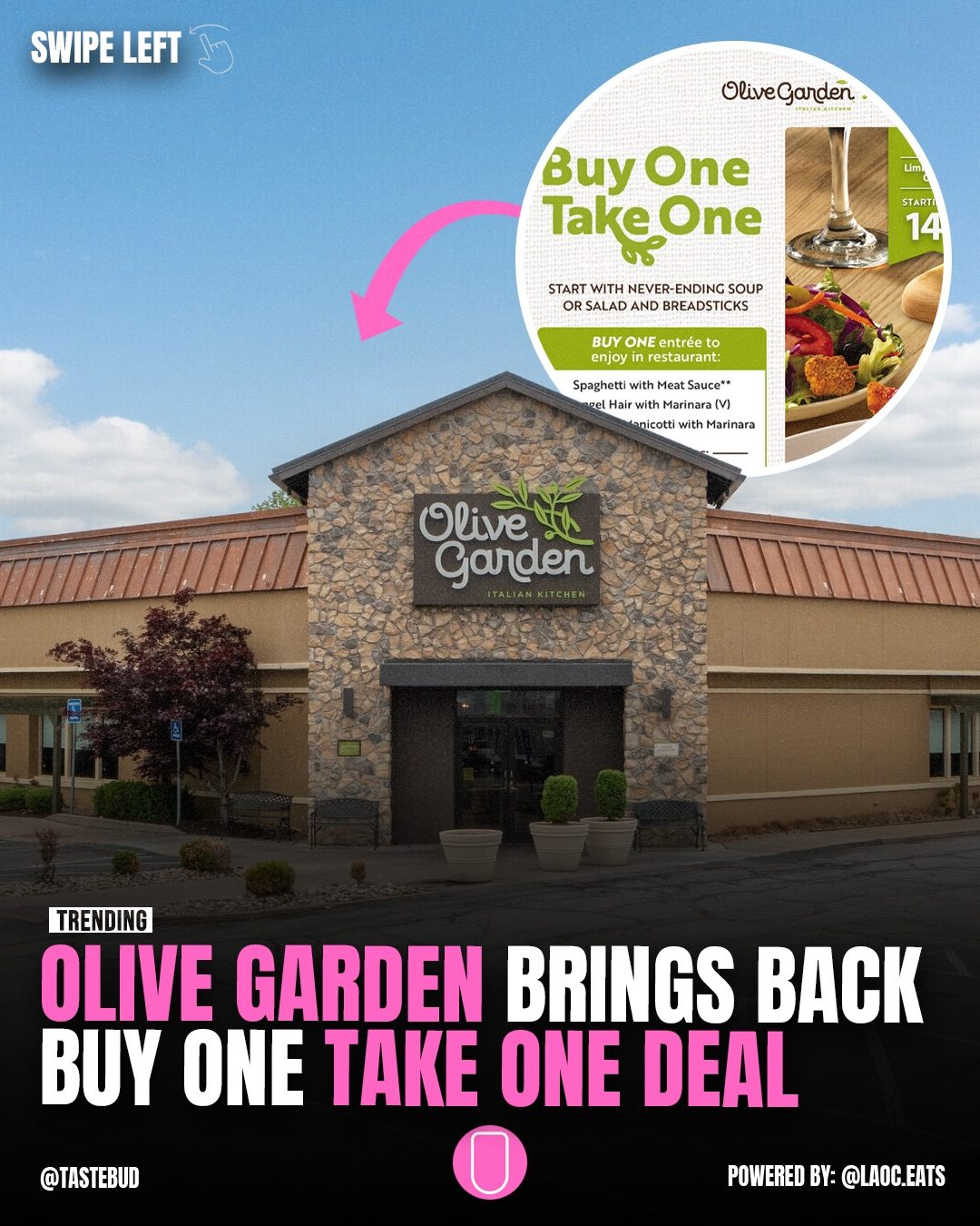 Olive Garden's Buy One, Take One Deal: Save on Italian Fare