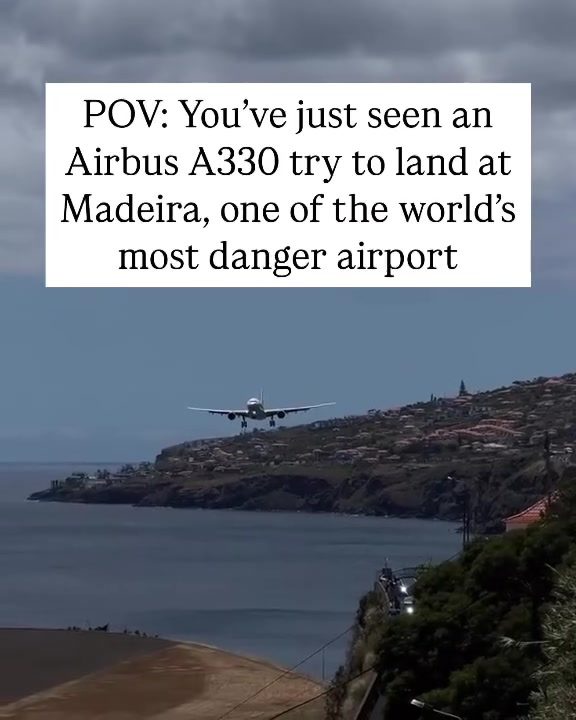 Airbus A330 Landing: Madeira Airport's Thrilling Approach
