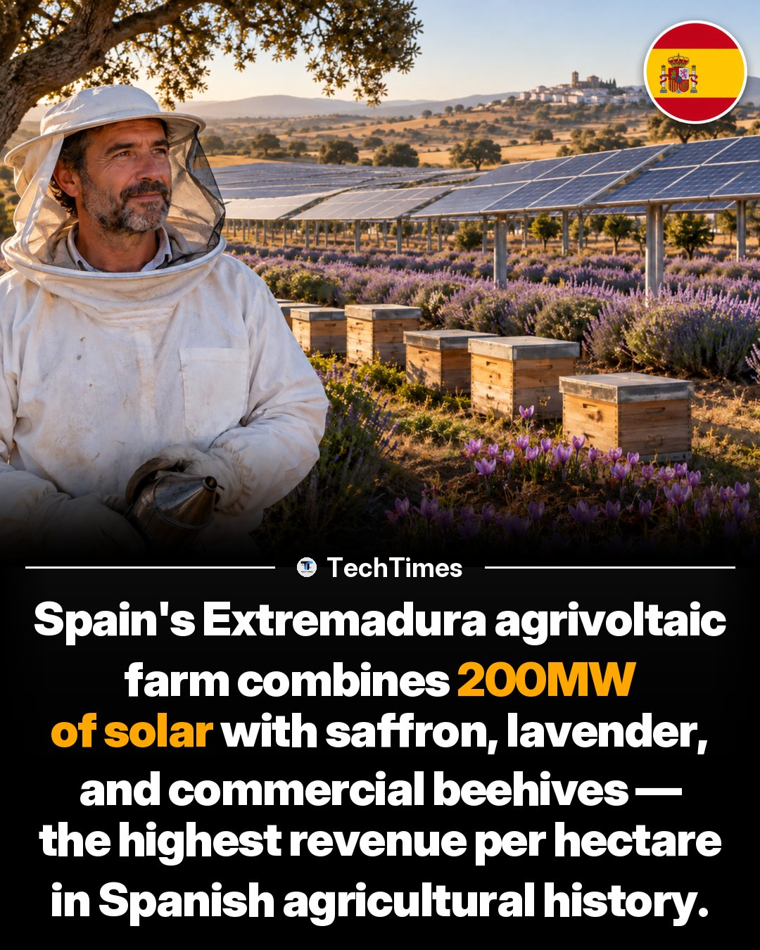 Spain's Agri-Voltaic Farm: Solar Power and Crops