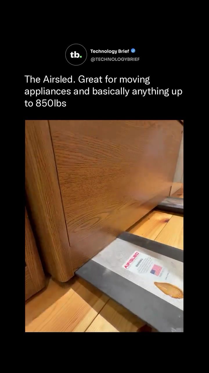 Effortless Appliance Moving with Airsled