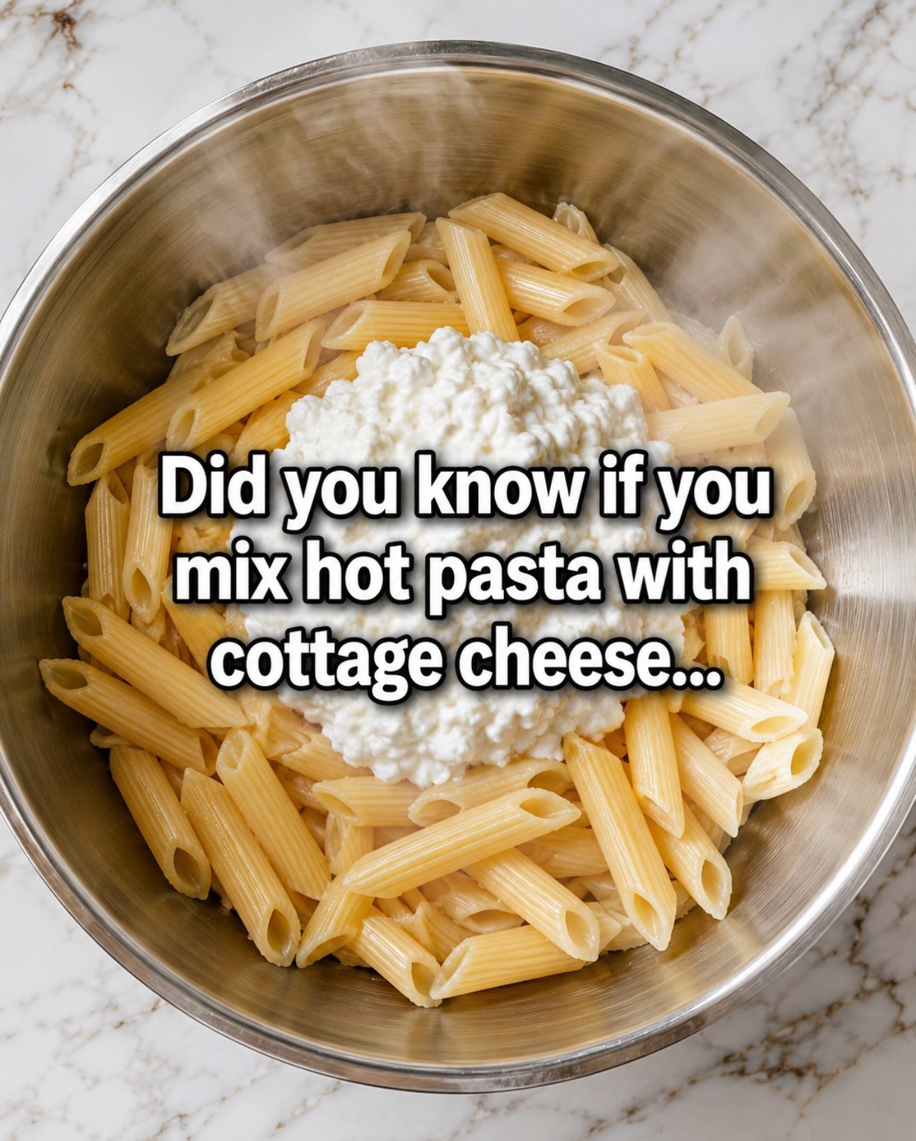 Easiest High-Protein Pasta Hack with Cottage Cheese