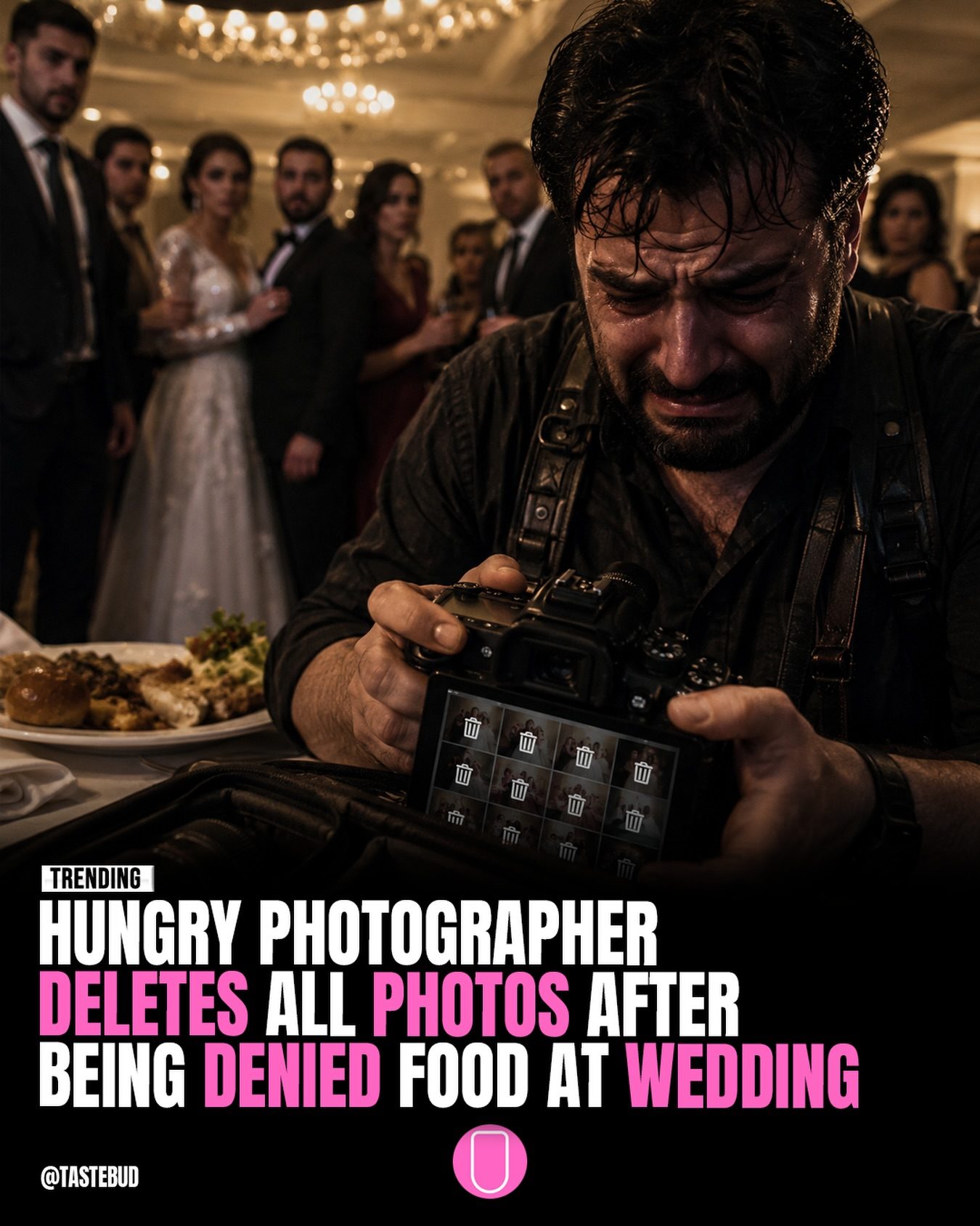 Photographer's Wedding Drama: Deleting Photos After Being Denied Food