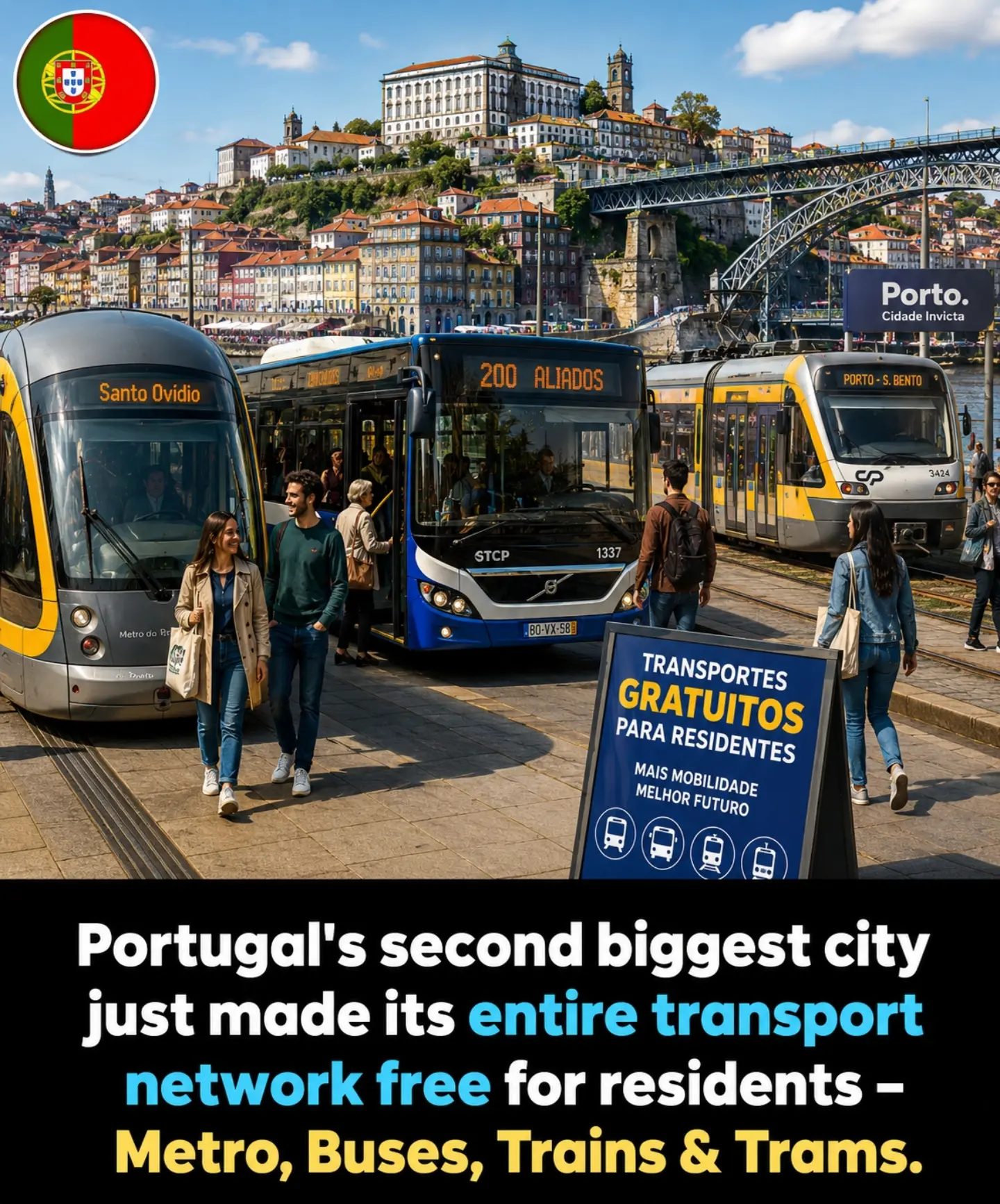 Porto's Free Public Transport: What You Need to Know