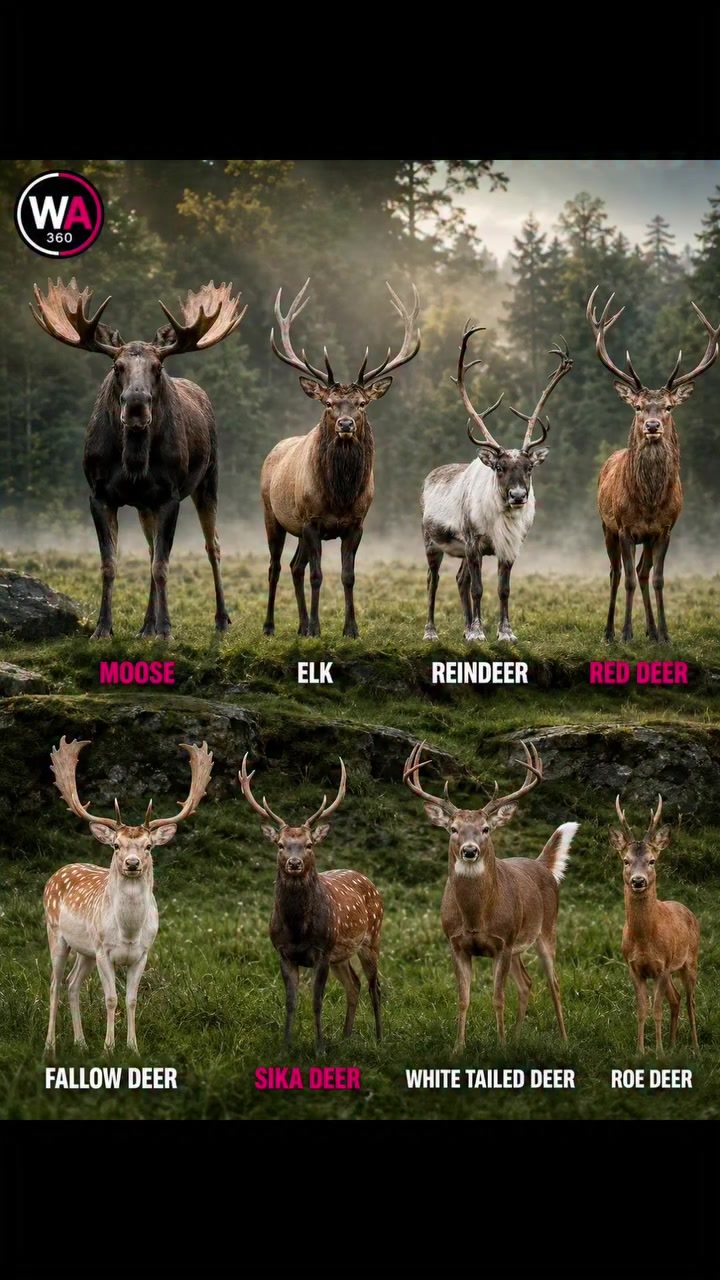 Identifying Different Deer Species: Moose, Elk, and More