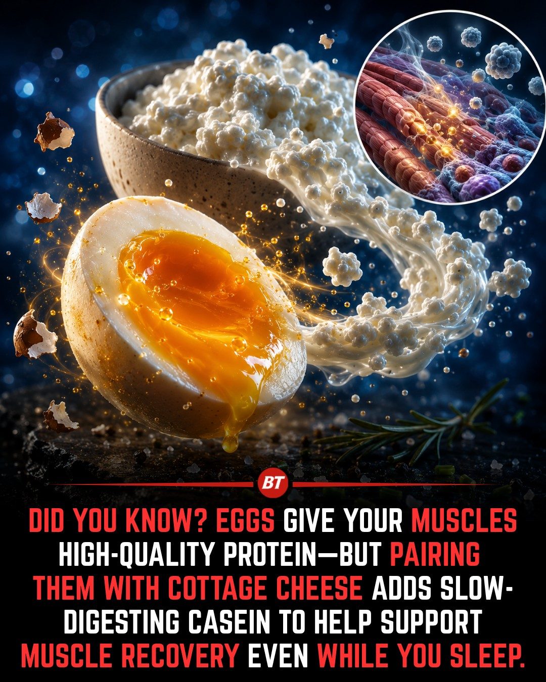 Boost Muscle Recovery: The Benefits of Cottage Cheese and Eggs