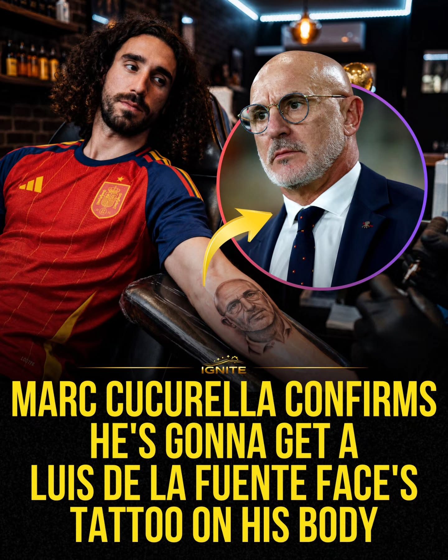 Marc Cucurella's Surprising Tattoo Plan Sparks Soccer Chatter