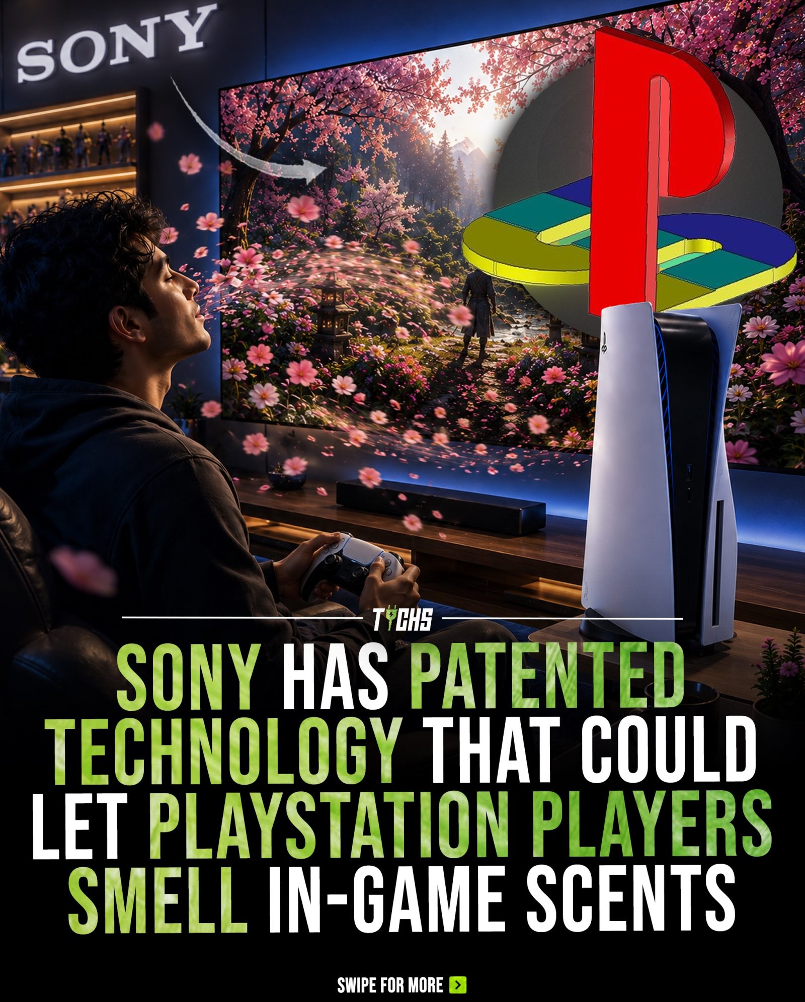 Sony's New Scent Tech for Immersive PlayStation Gaming