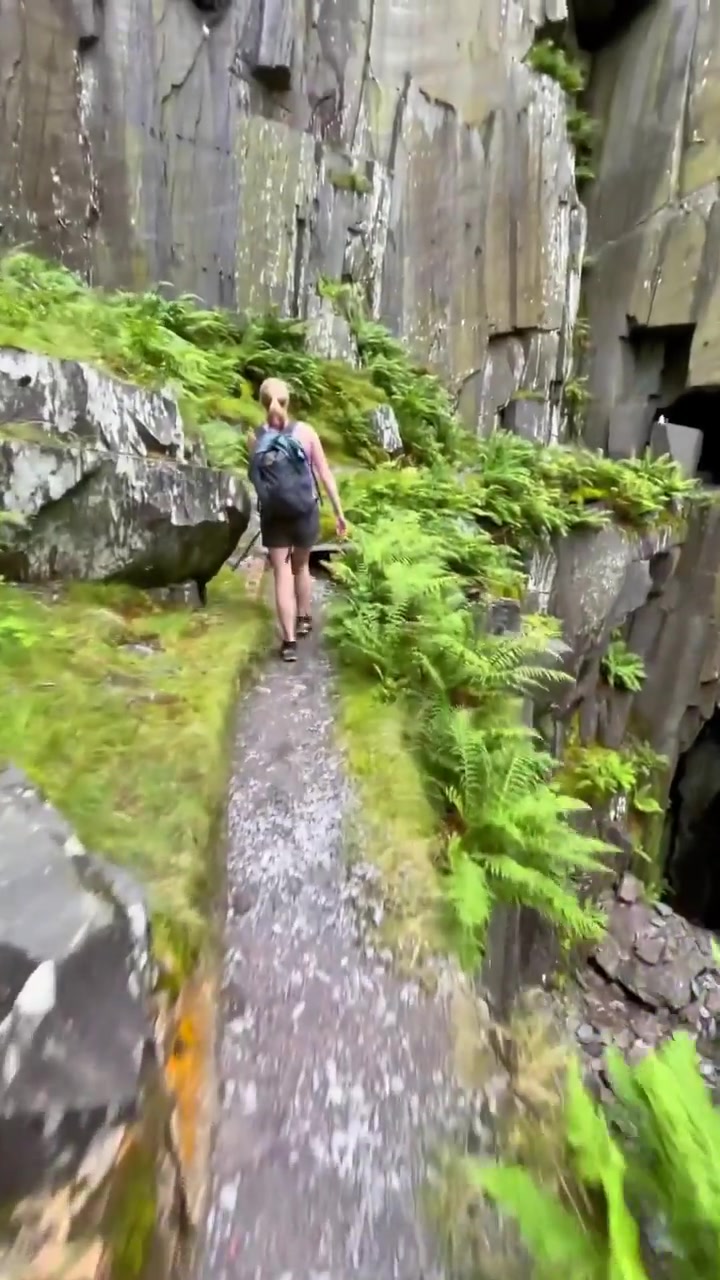 Hiking Dinorwic Slate Quarry: North Wales Trail