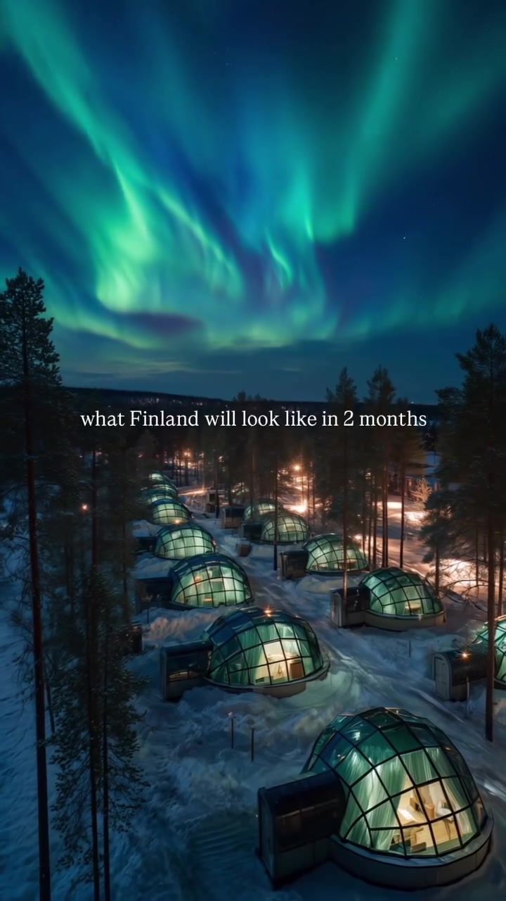 Experience Finland's Winter Wonderland: Glass Igloos and Northern Lights