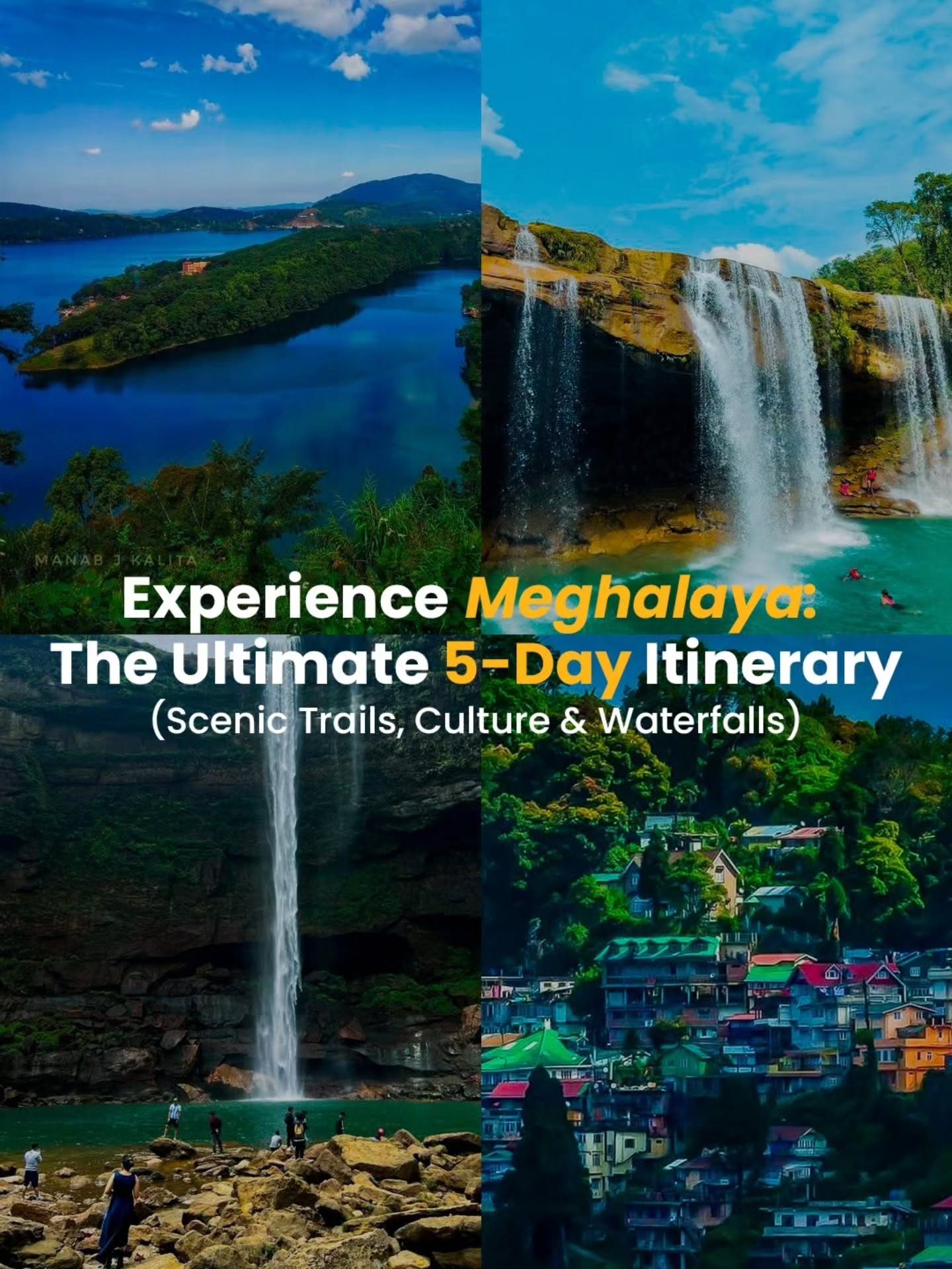 5-Day Meghalaya Itinerary: Waterfalls, Trails & Culture