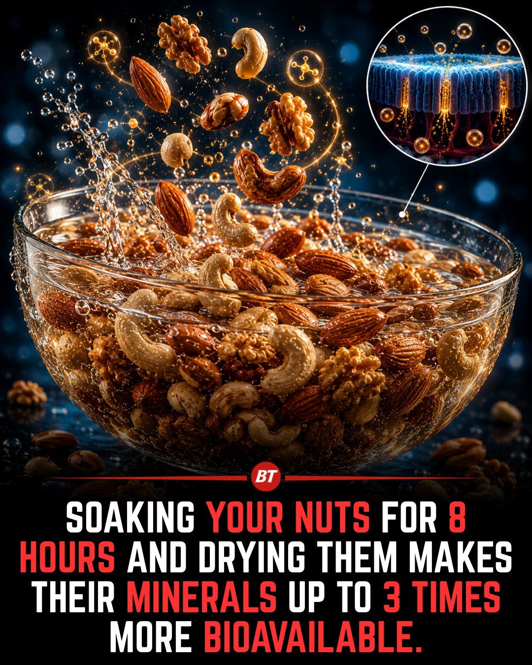 Maximize Nut Mineral Absorption: Soak and Dry Your Nuts