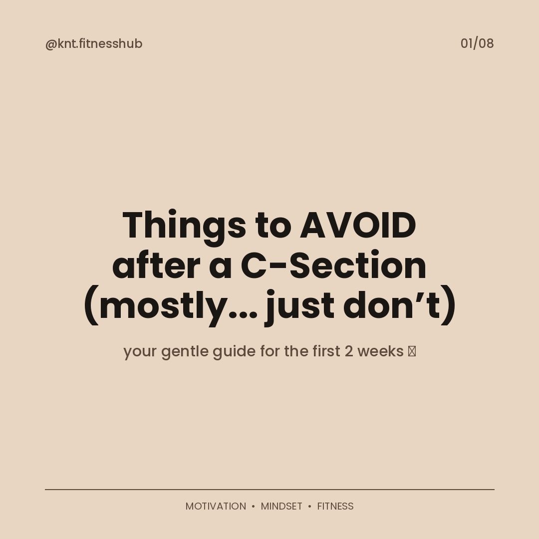 Your Gentle C-Section Healing Guide for the First 2 Weeks