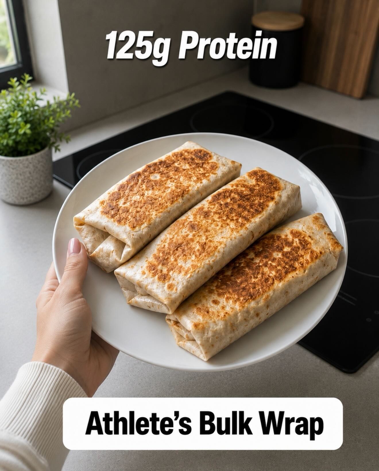 High Protein Athlete's Bulk Wrap Recipe for Muscle Gain