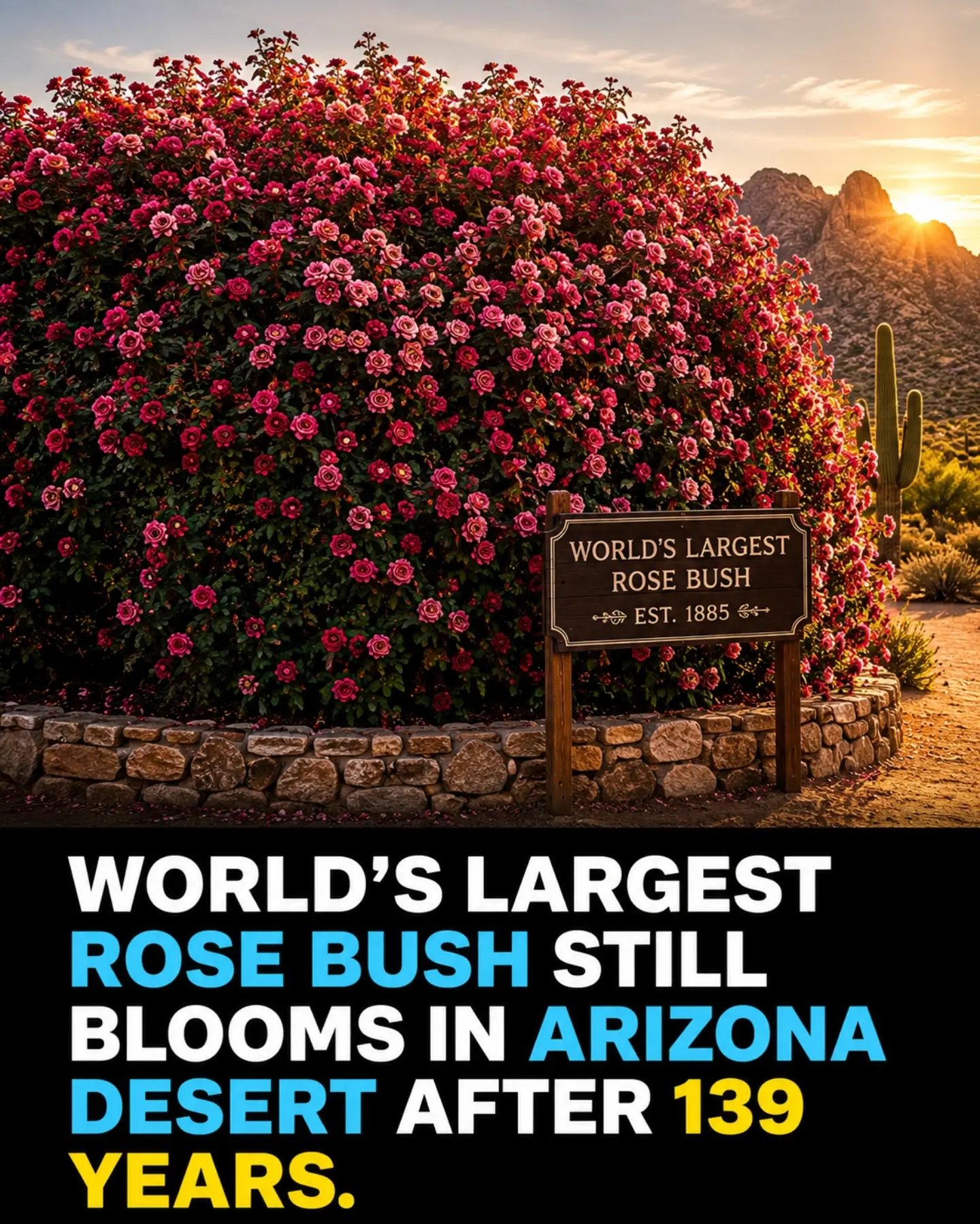 Arizona's 139-Year-Old Rose Bush
