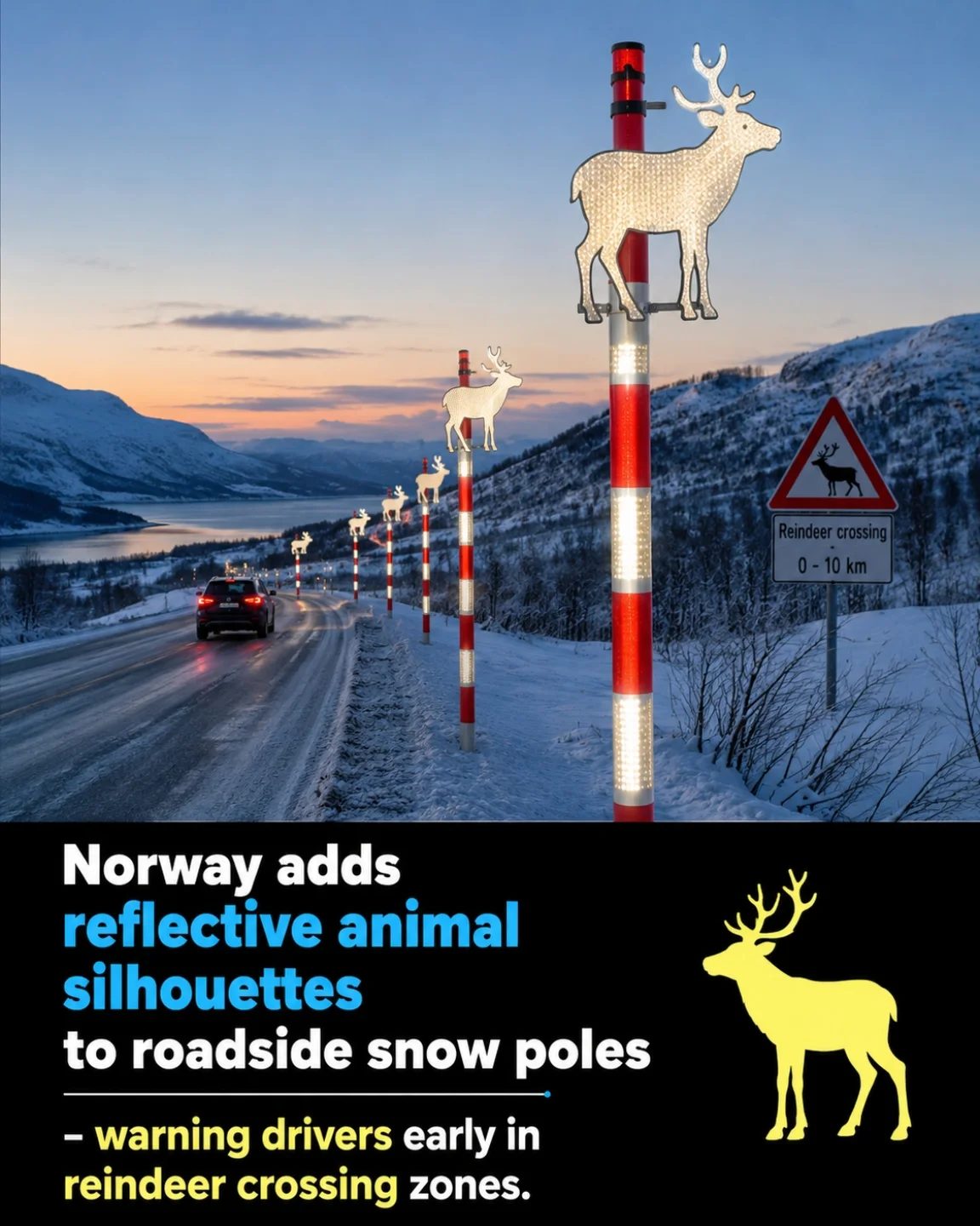 Norway's Innovative Reindeer Crossing Safety Measures