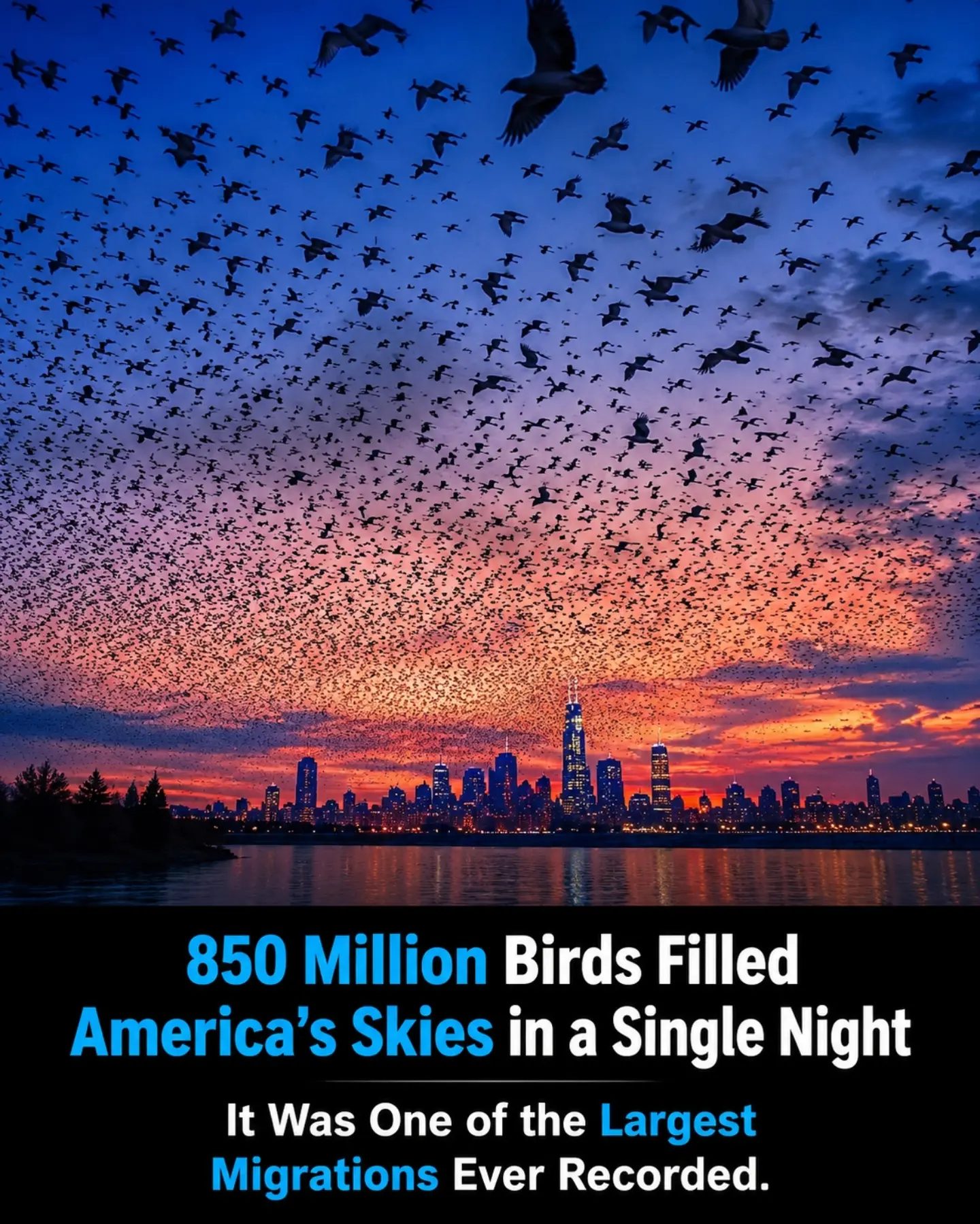 Witness 850 Million Birds Migrate in Record-Setting Night
