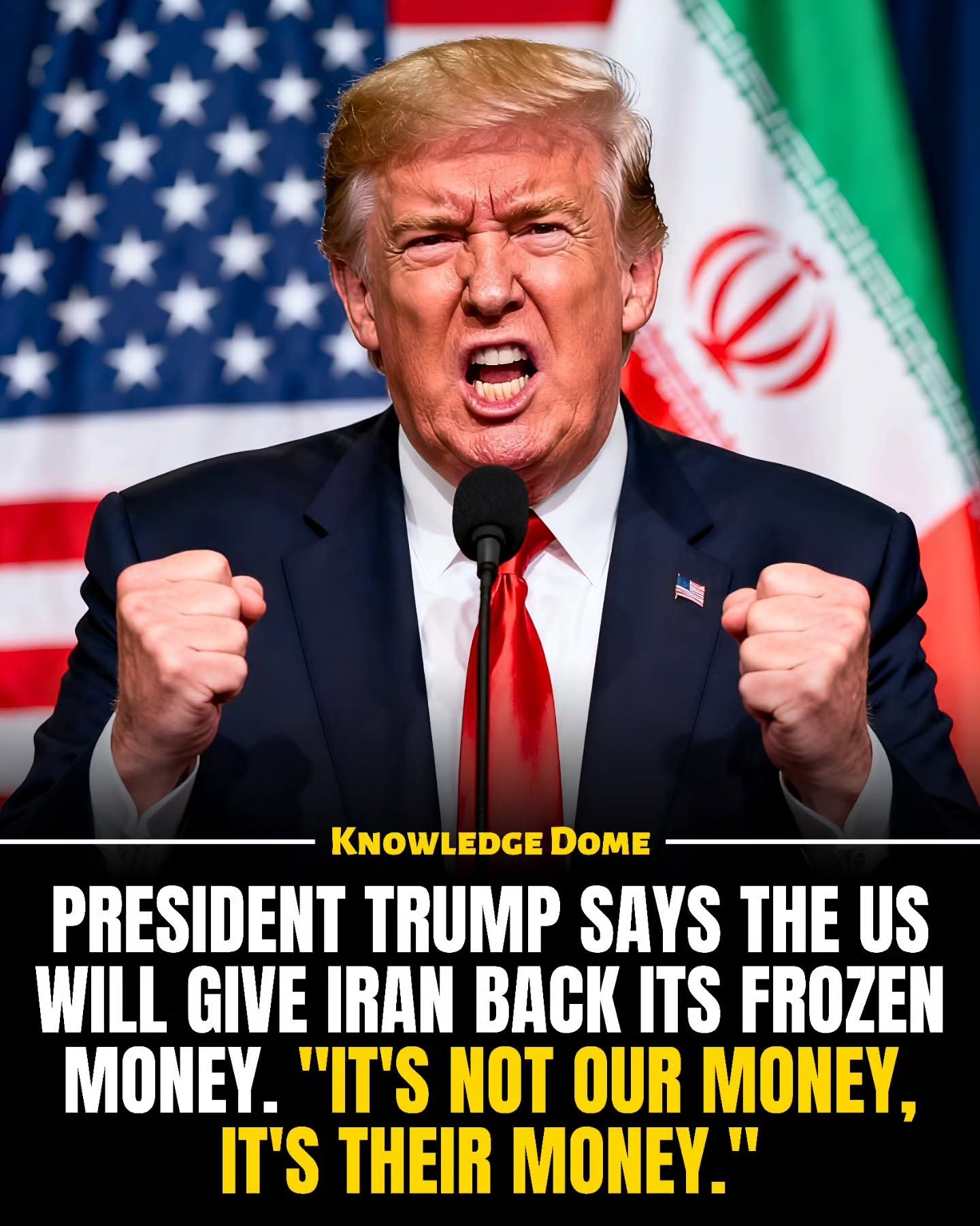 Trump to Return Iran's Frozen Funds for U.S.-Iran Peace
