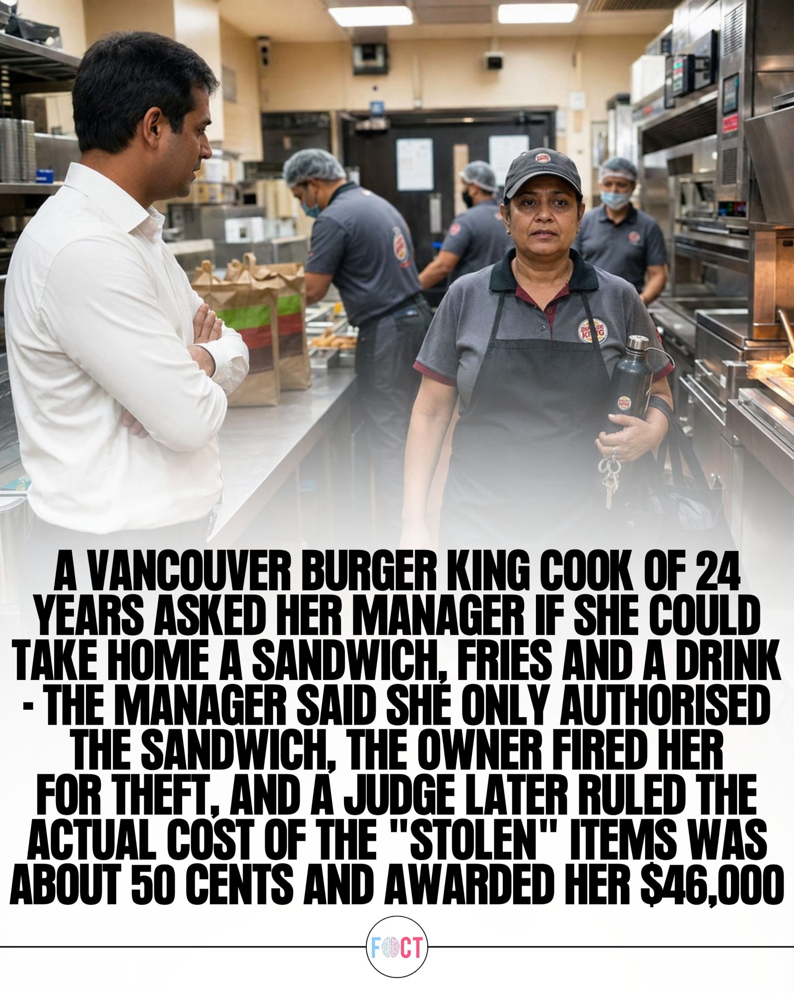 Burger King Cook's Theft Accusation Results in $46,000 Payout