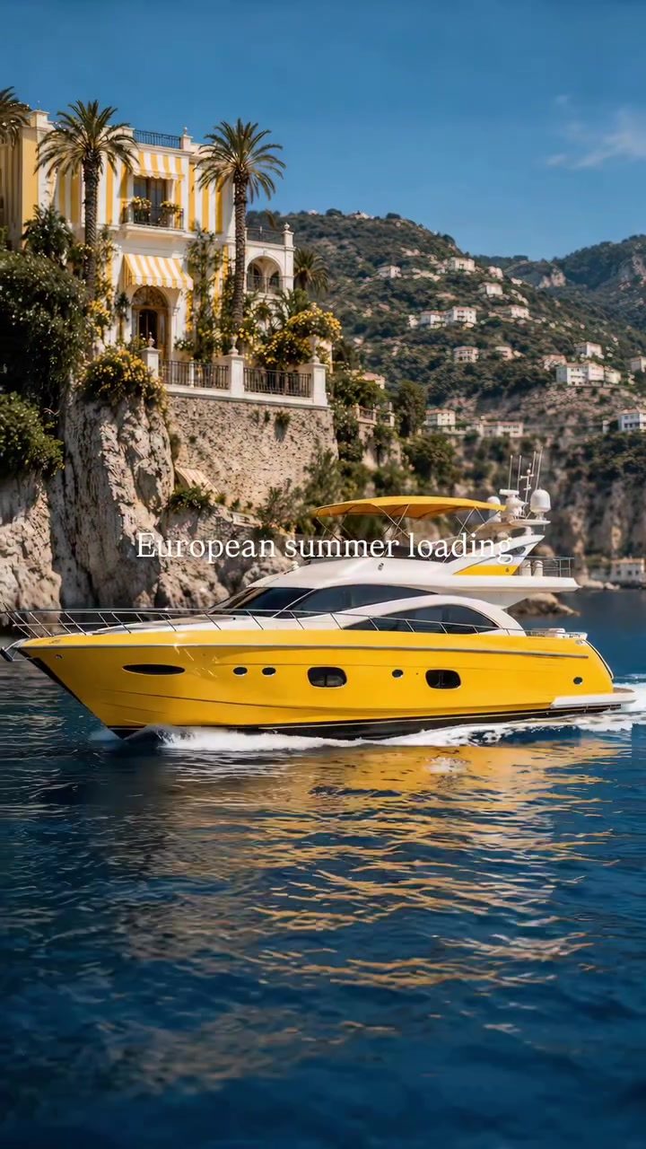 European Summer Luxury: Yachts, Cocktails, and Opulence