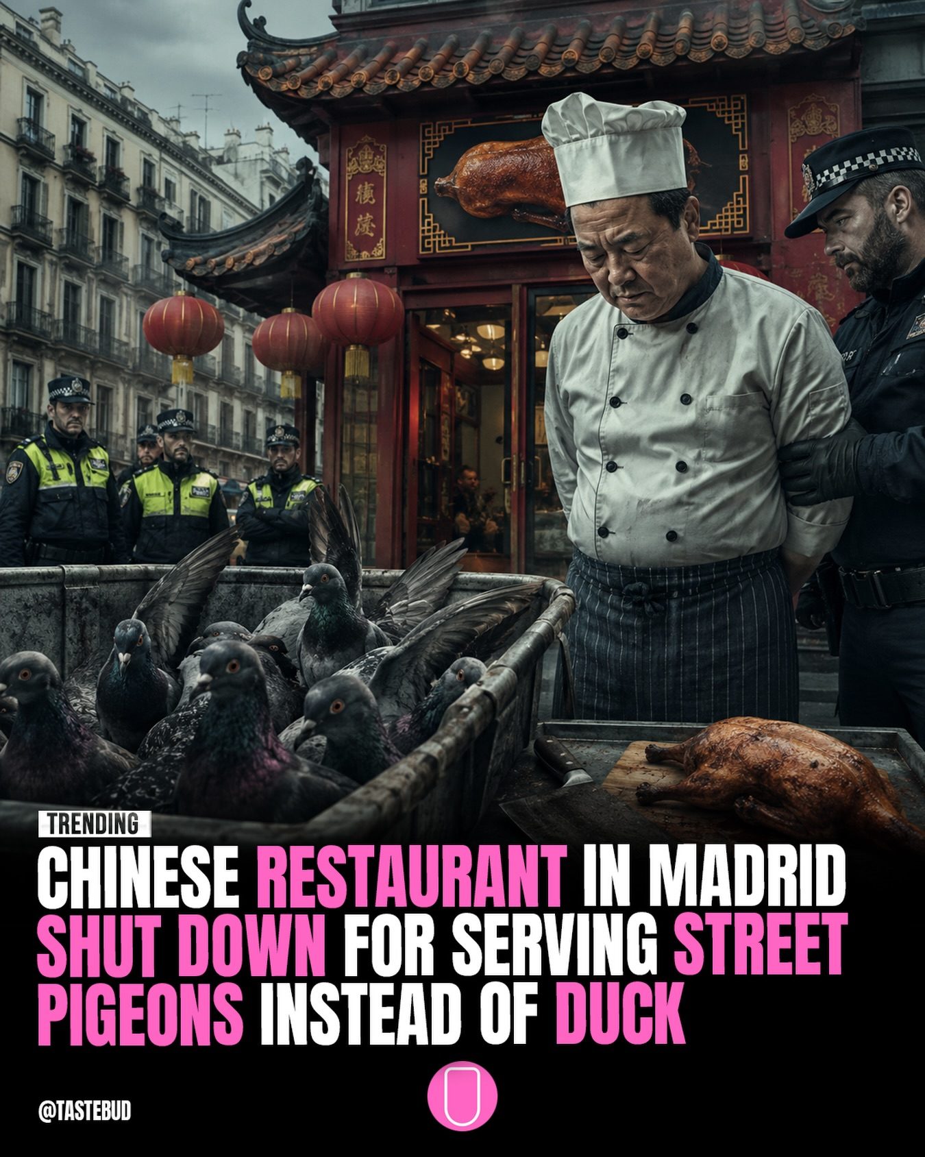 Madrid Restaurant Closed for Serving Pigeons as Duck