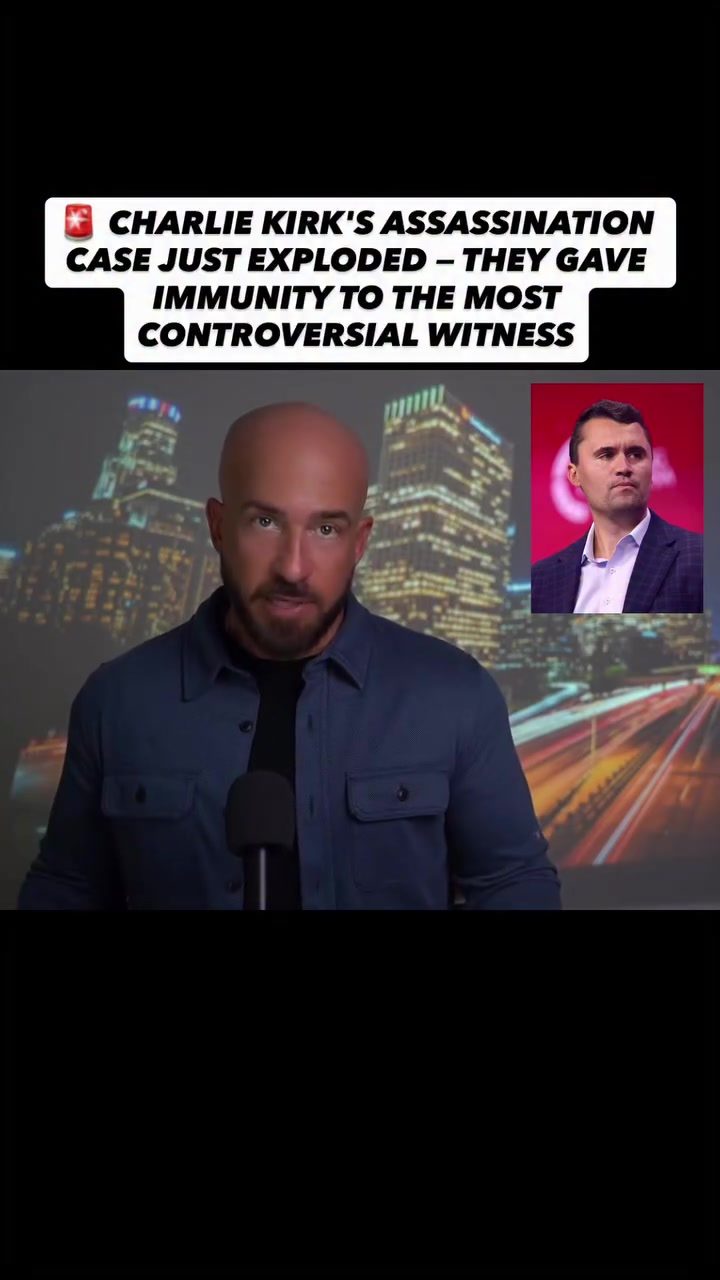 Charlie Kirk Assassination: Immunity Granted to Controversial Witness