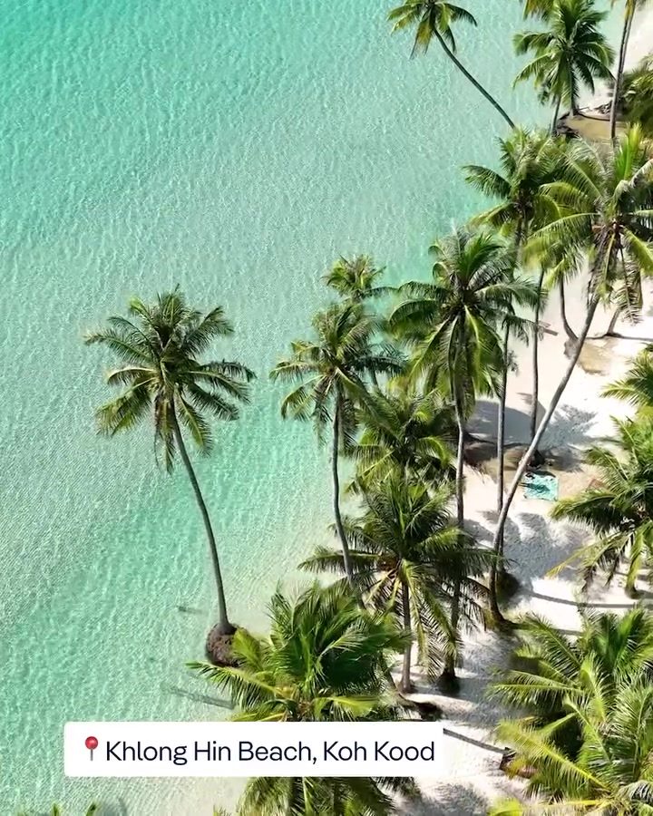 Explore Khlong Hin Beach's Tropical Beauty from Above