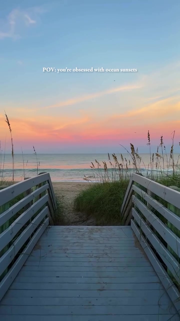 Ocean Sunset Views: Beach POV