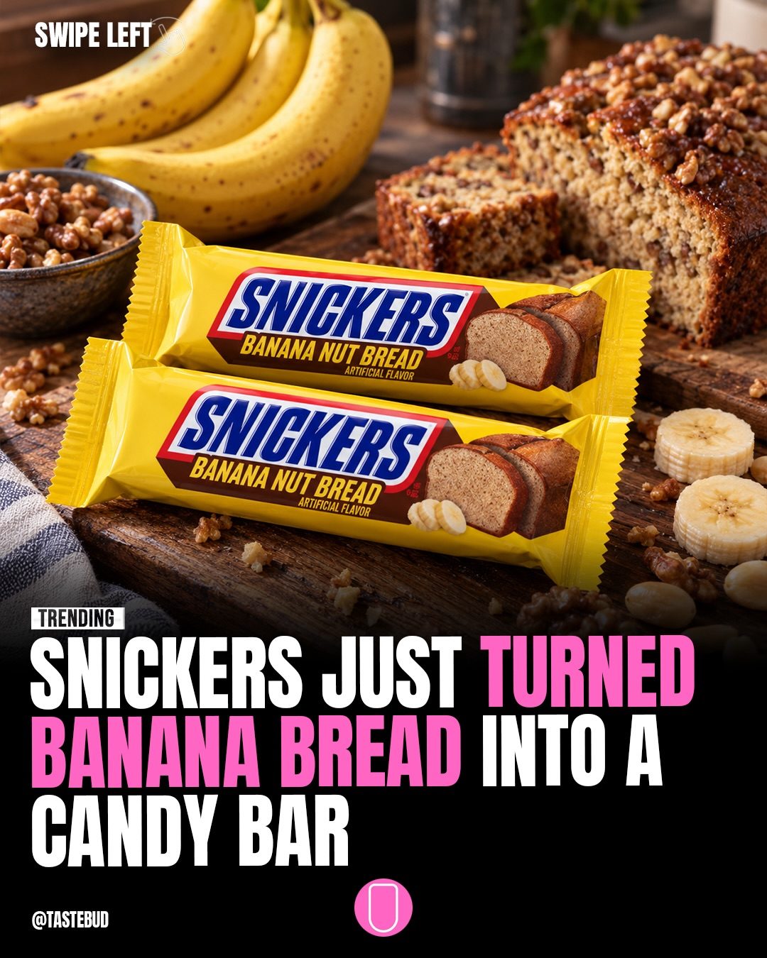 Snickers Banana Nut Bread Candy Bar Launch at Walgreens