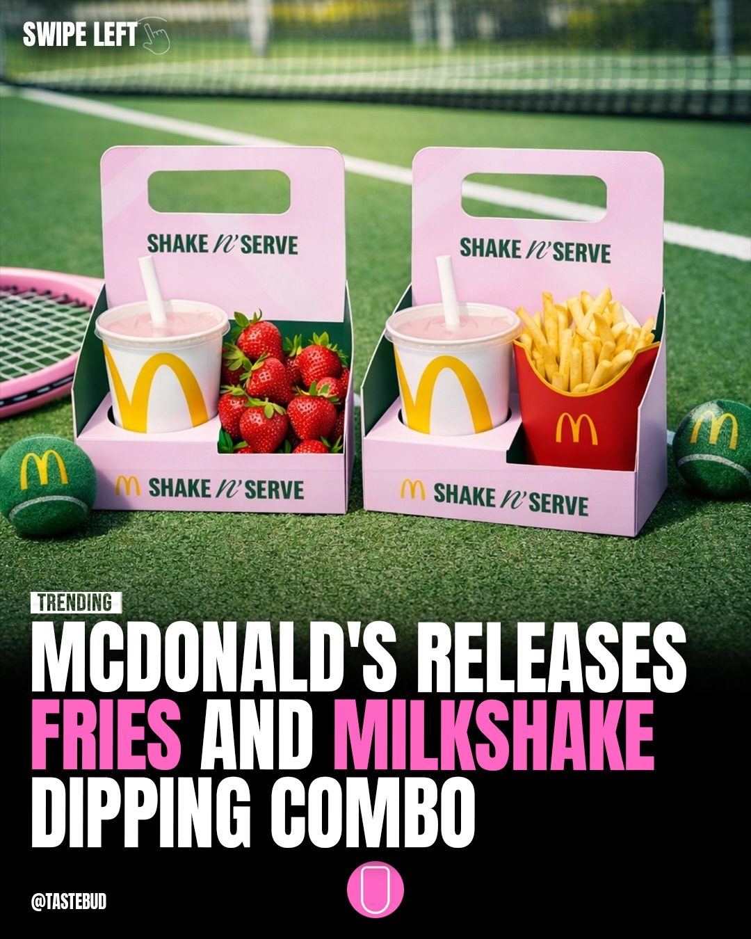 McDonald's Launches Wimbledon-Inspired Fries and Milkshake Combo
