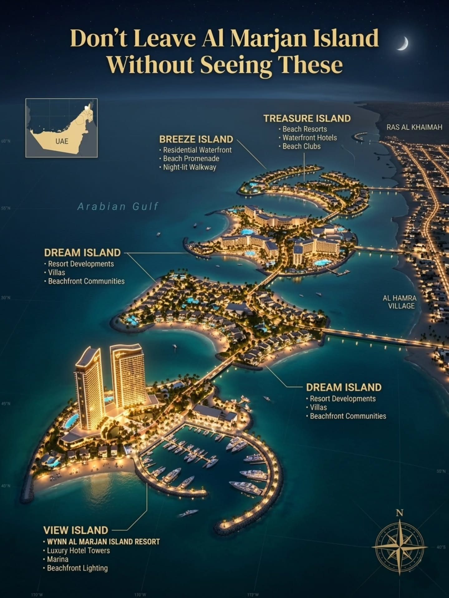 Explore Al Marjan Island's Luxury Resorts and Beachfront Developments
