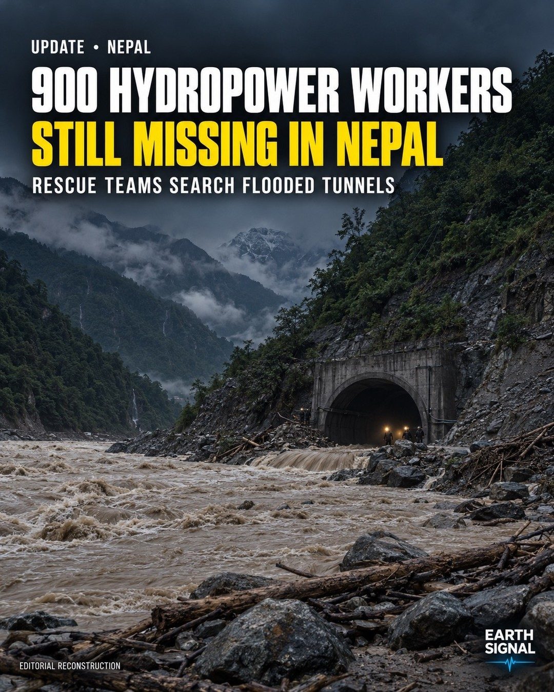 Nepal Hydro Power Disaster: 900 Workers Missing