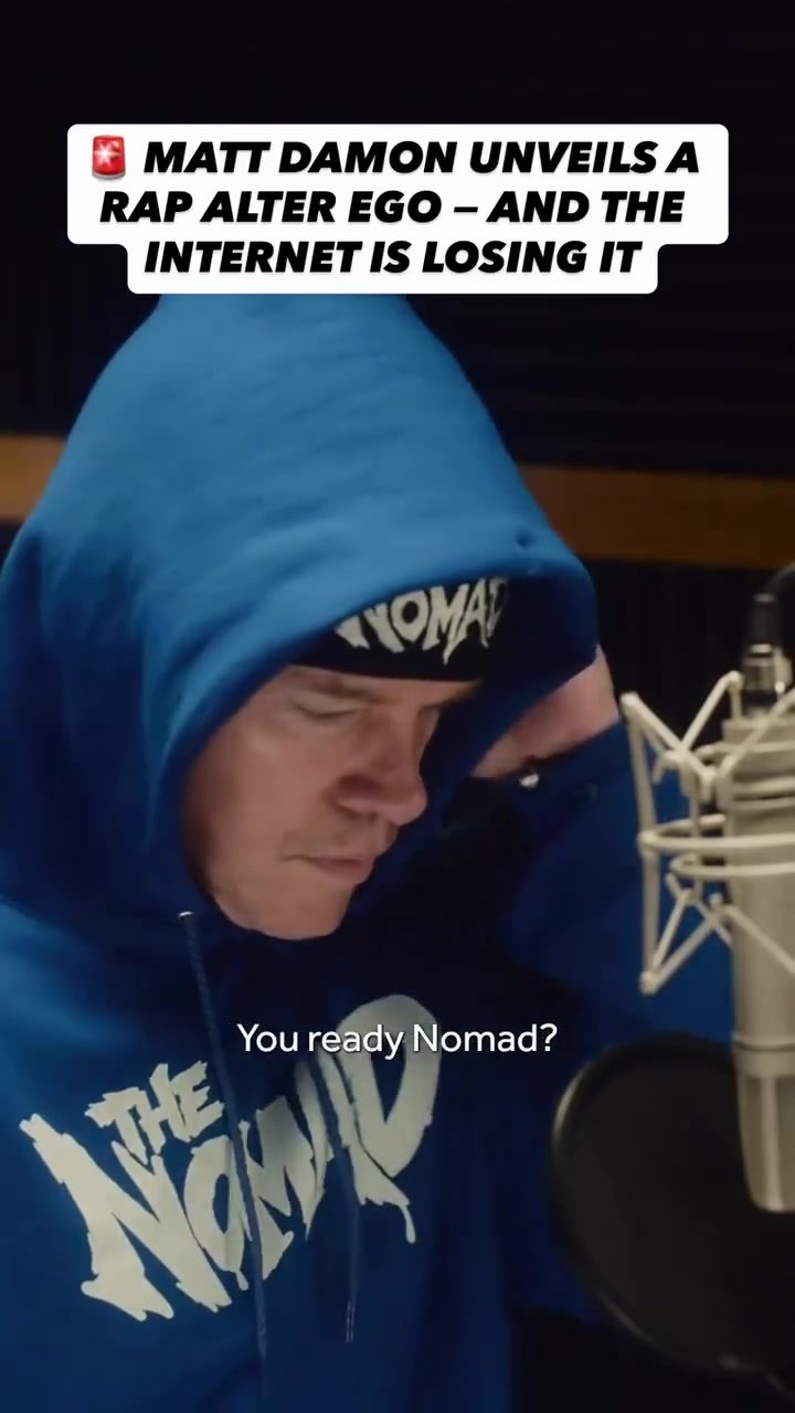 Matt Damon Promotes Water Access Through 'Nomad' Rap Alter Ego