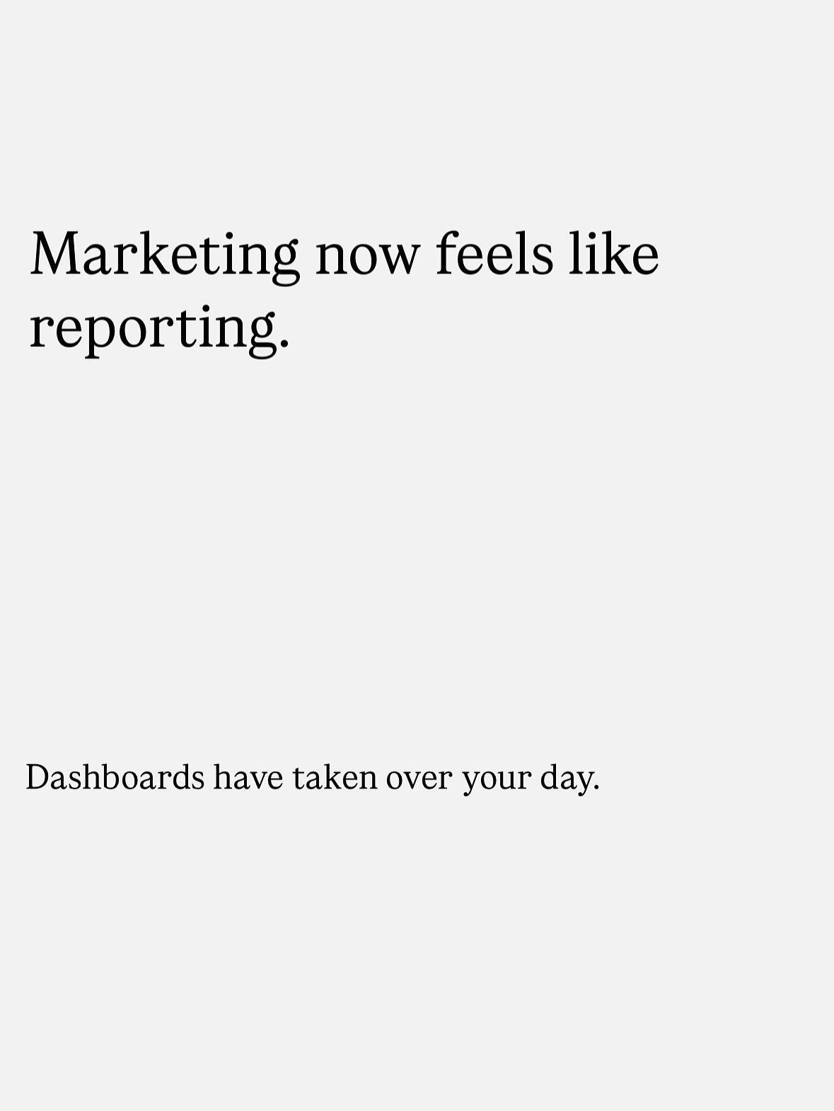 Why Marketers Are Exhausted: The Data Reporting Dilemma