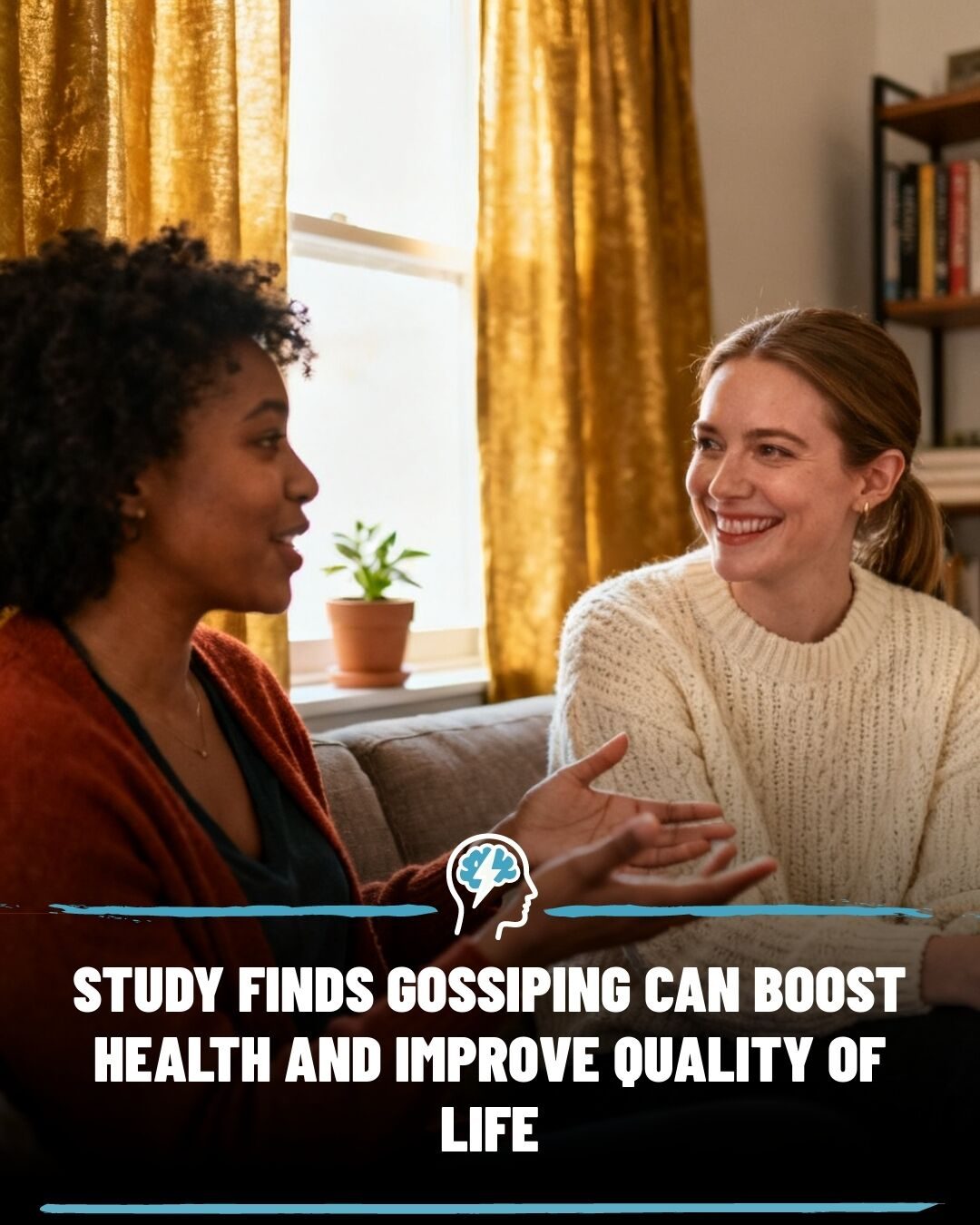 How Gossiping Can Boost Health and Social Bonds