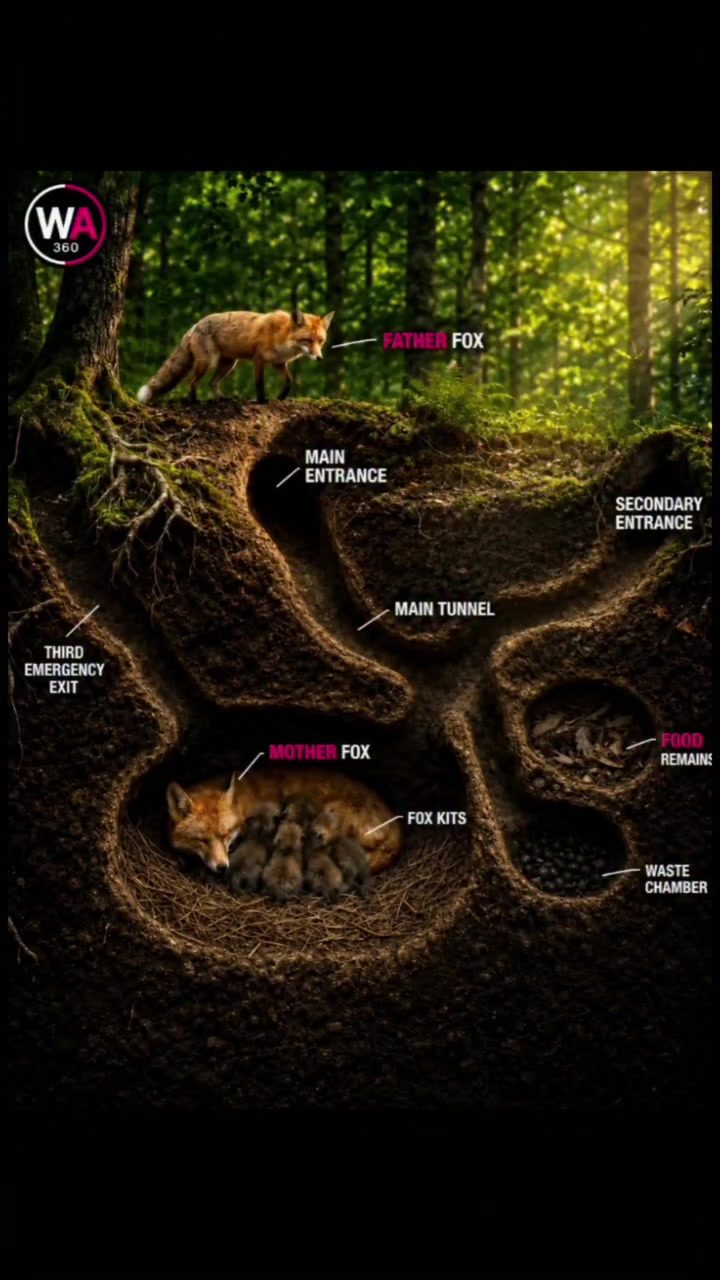 Unveiling the Ingenious Design of a Fox Den