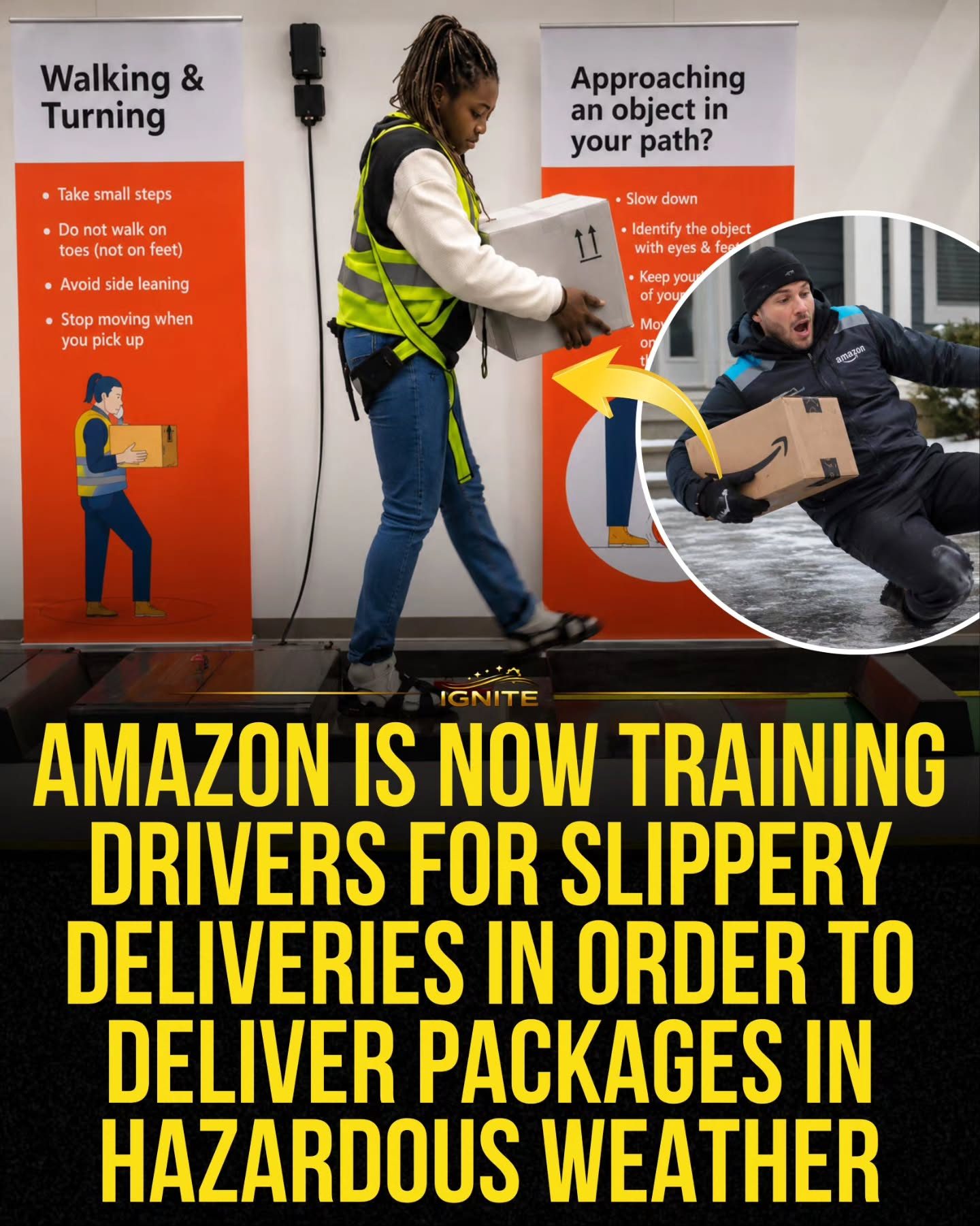 Amazon's Comprehensive Training Program for Icy Weather Deliveries