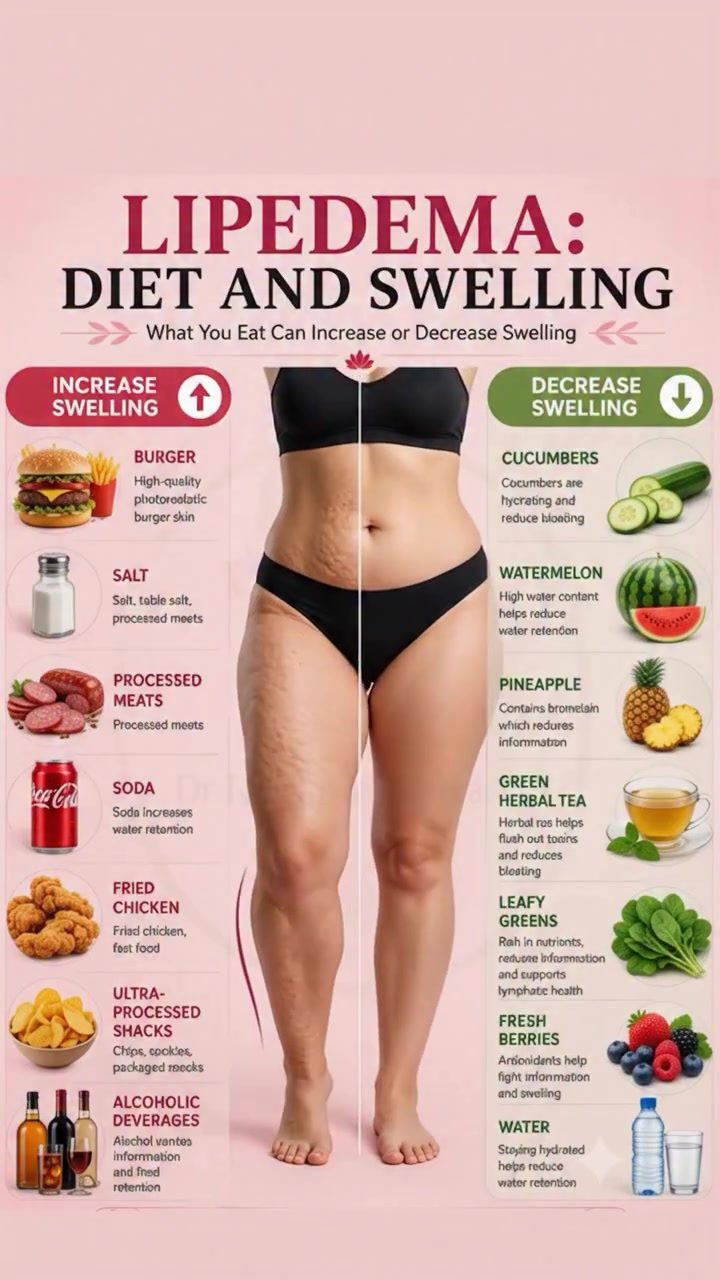 Understanding the best foods to fight lipedema swelling