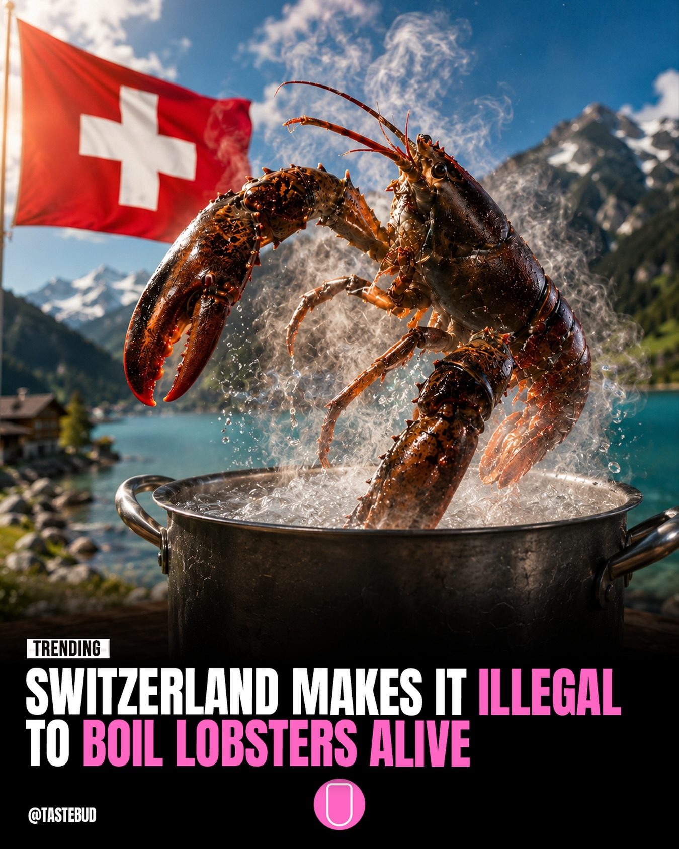 Switzerland Bans Boiling Lobsters Alive for Animal Welfare