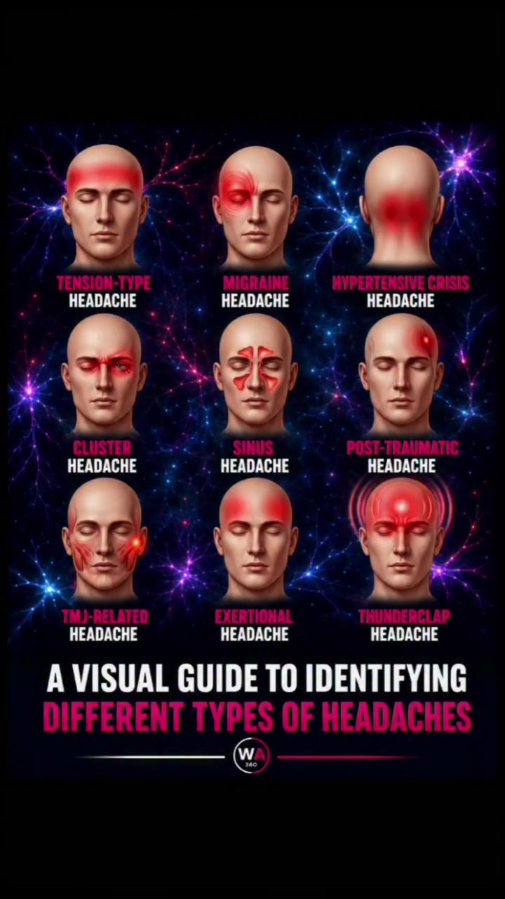Learn About the 9 Types of Headaches and Their Symptoms