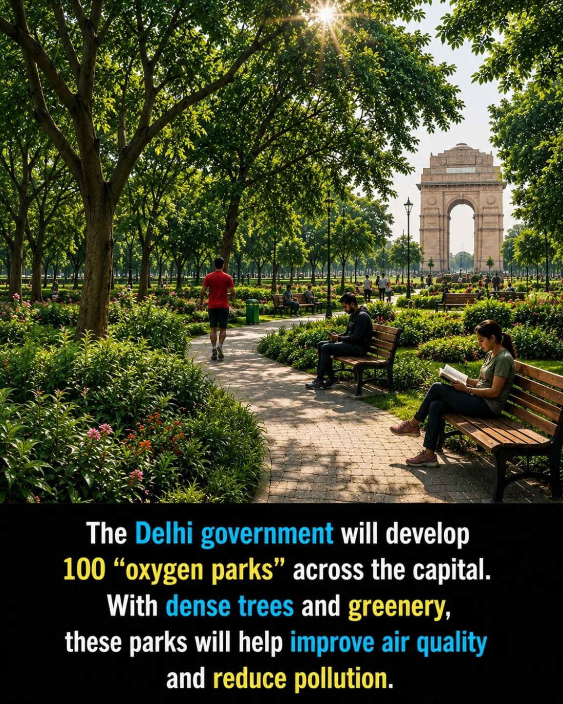Delhi's 100 Oxygen Parks: A Green Push for Cleaner Air
