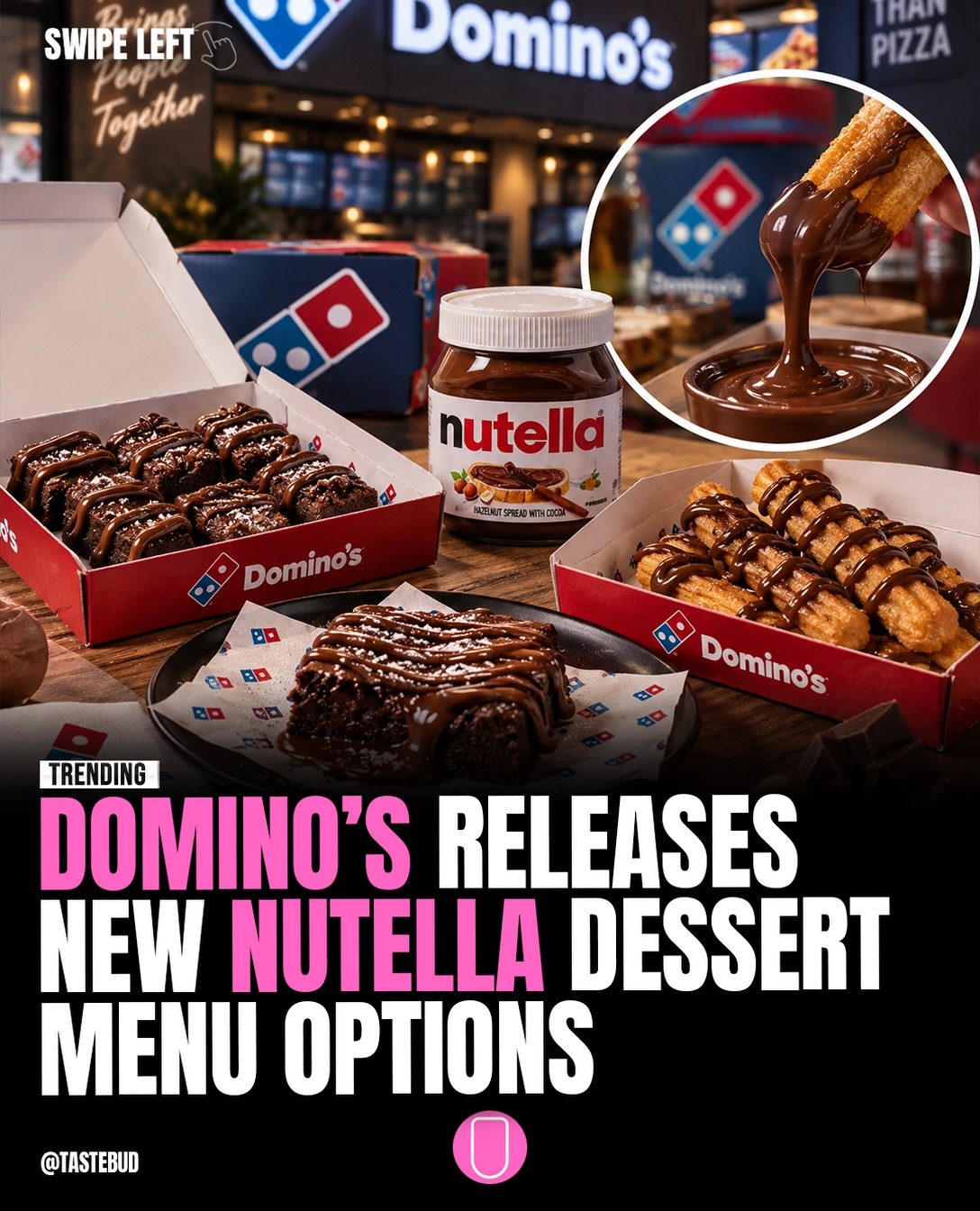 Domino's New Nutella Dessert Menu Options