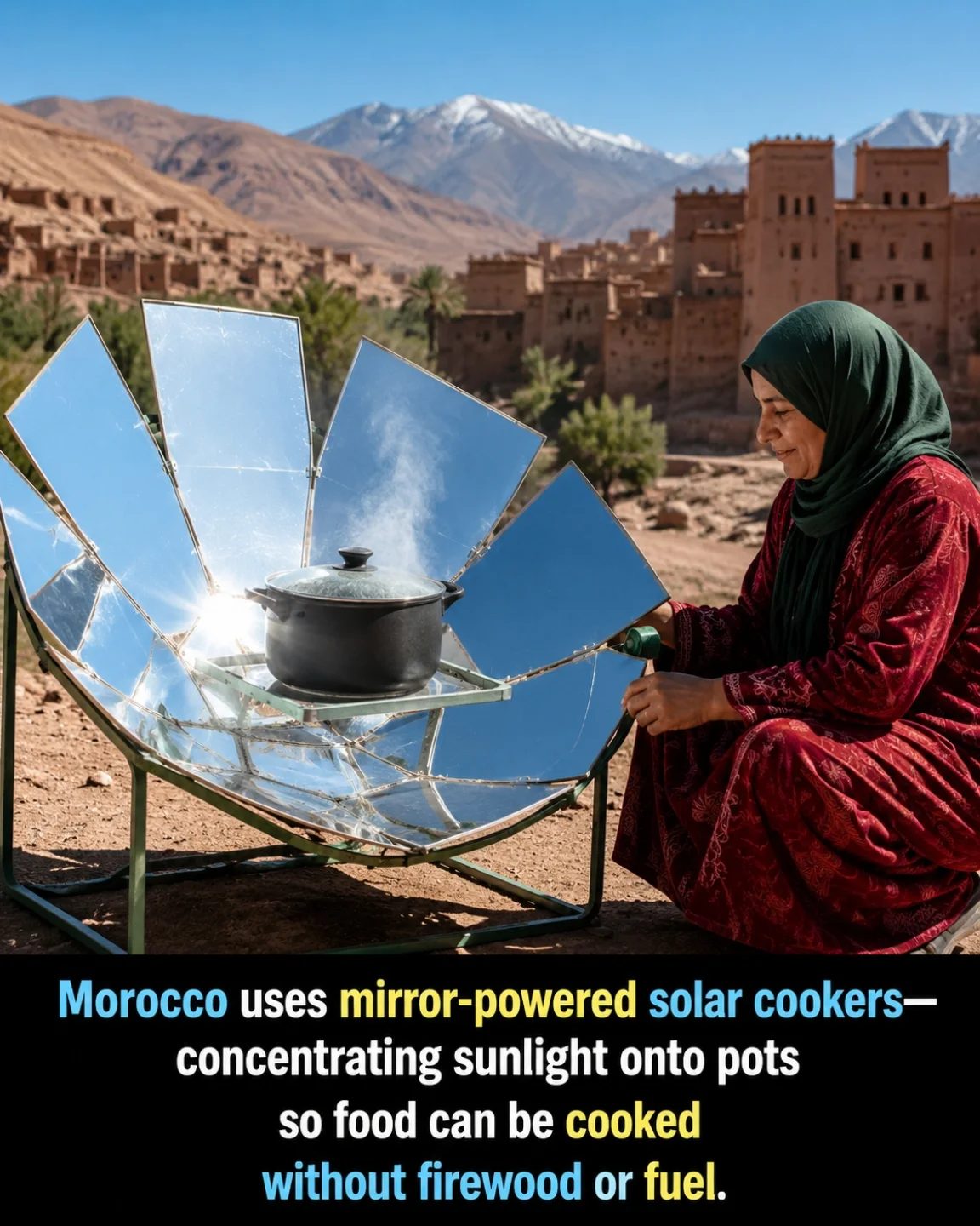 Sustainable Solar Cooking: Morocco's Eco-Friendly Solution