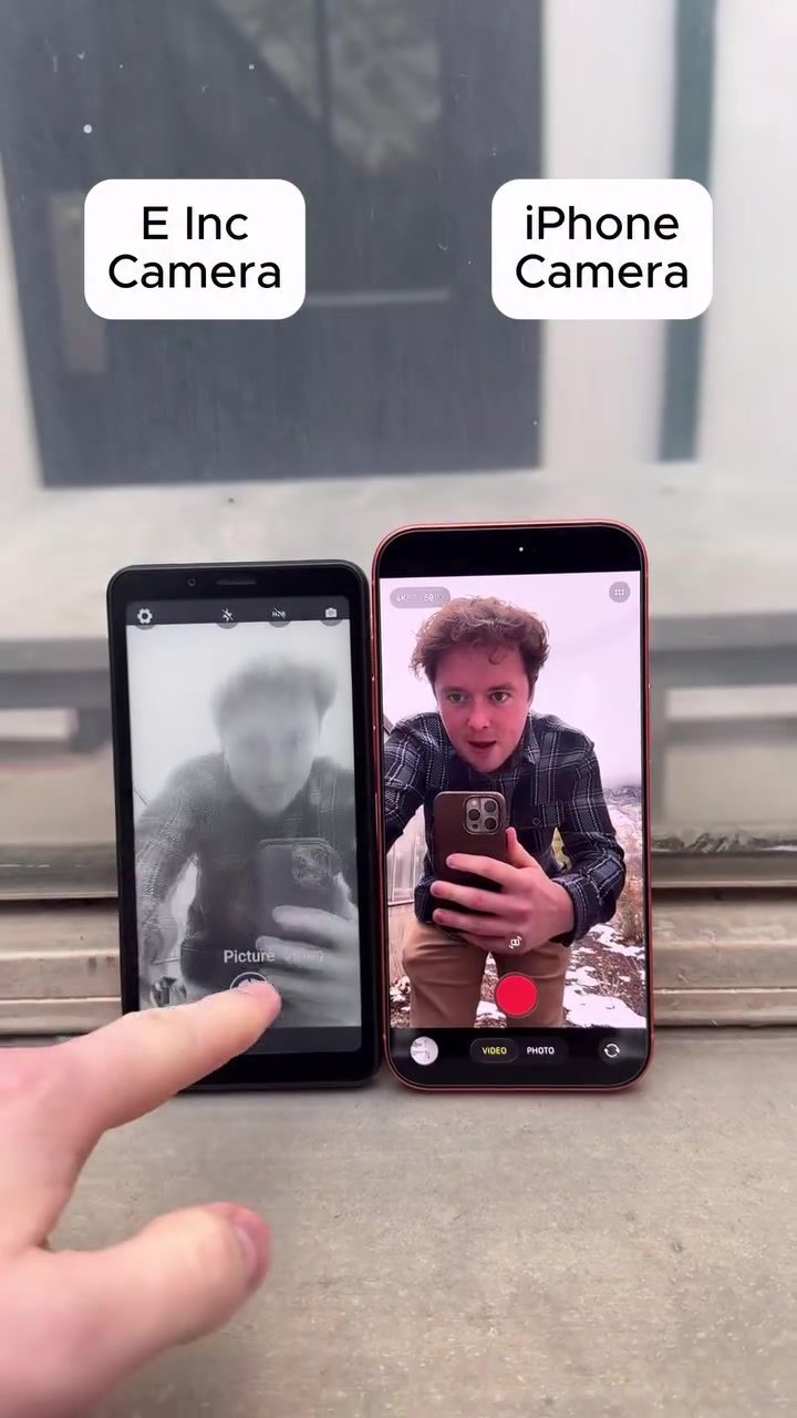 iPhone 17 Pro Max vs. BigMe E Ink Phone: Camera Quality Showdown