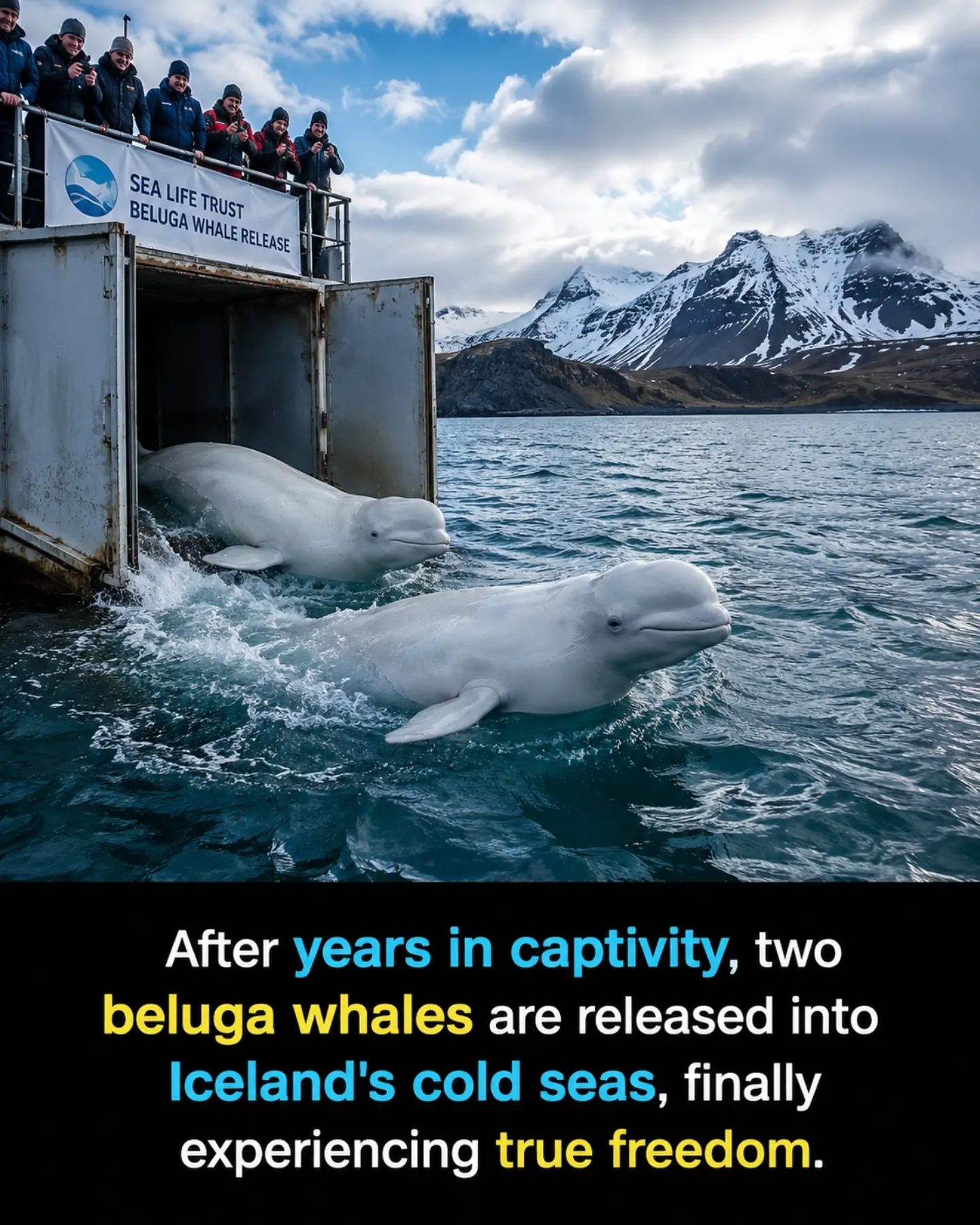 Beluga Whales Return to Iceland's Wild Seas
