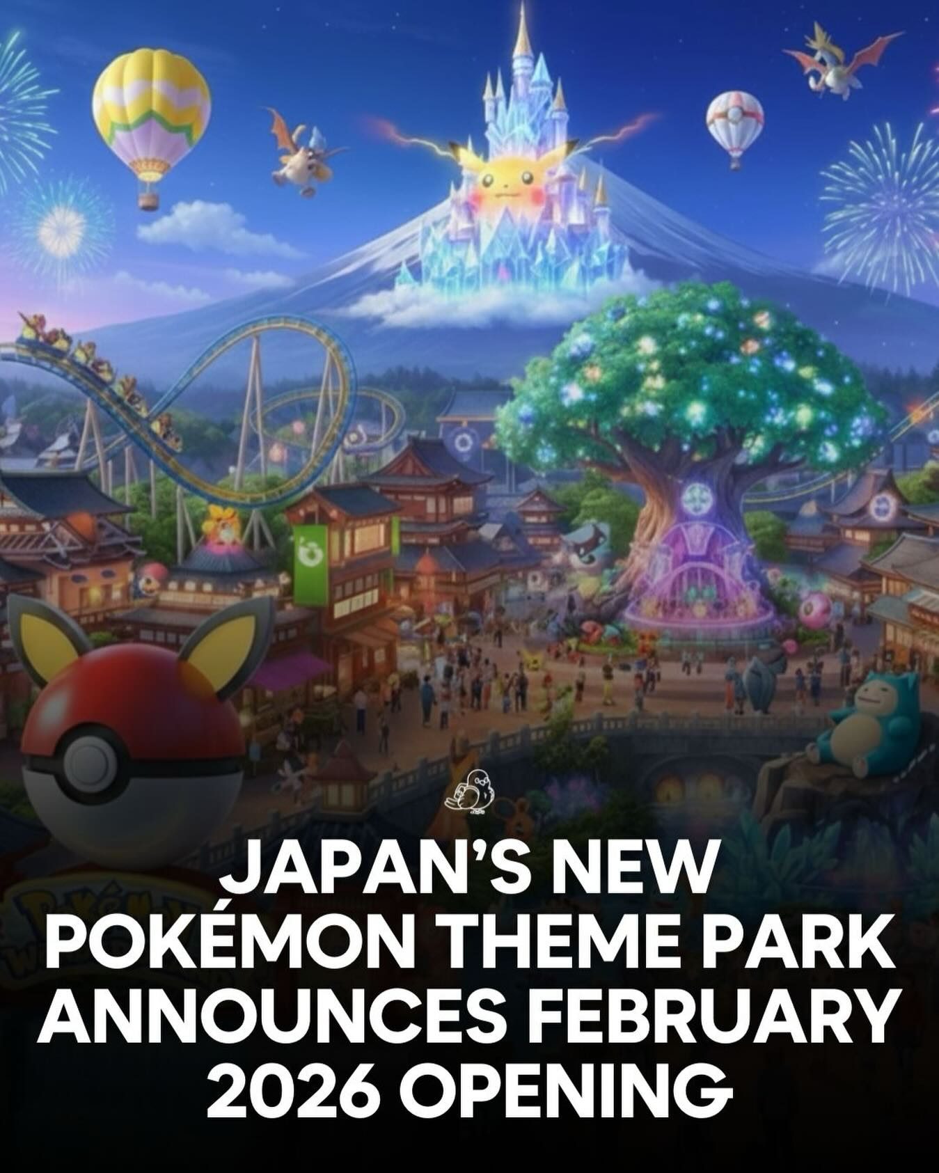 PokéPark KANTO: February 2026 Opening in Japan
