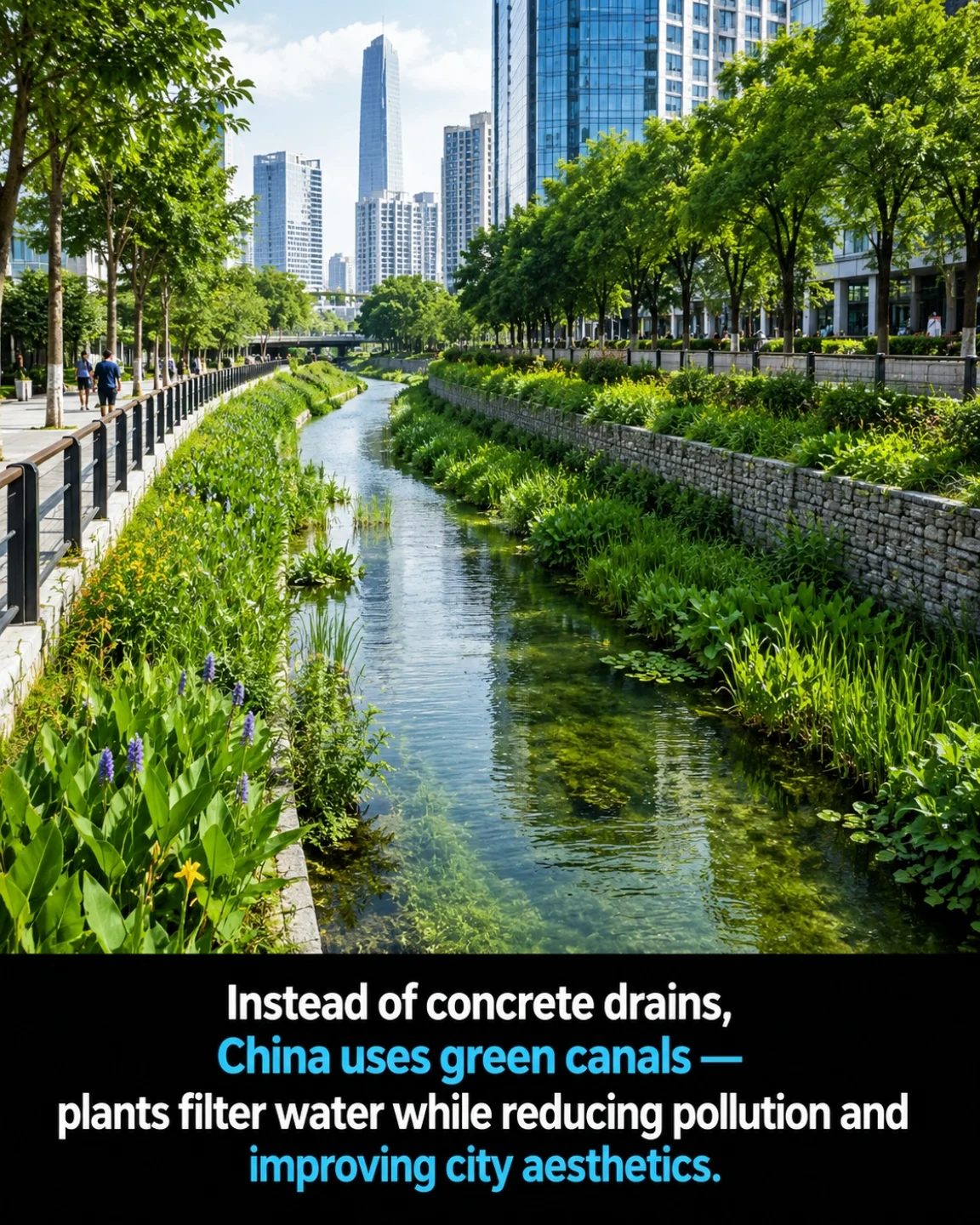 China's Green Canals: Filtering Water, Reducing Pollution