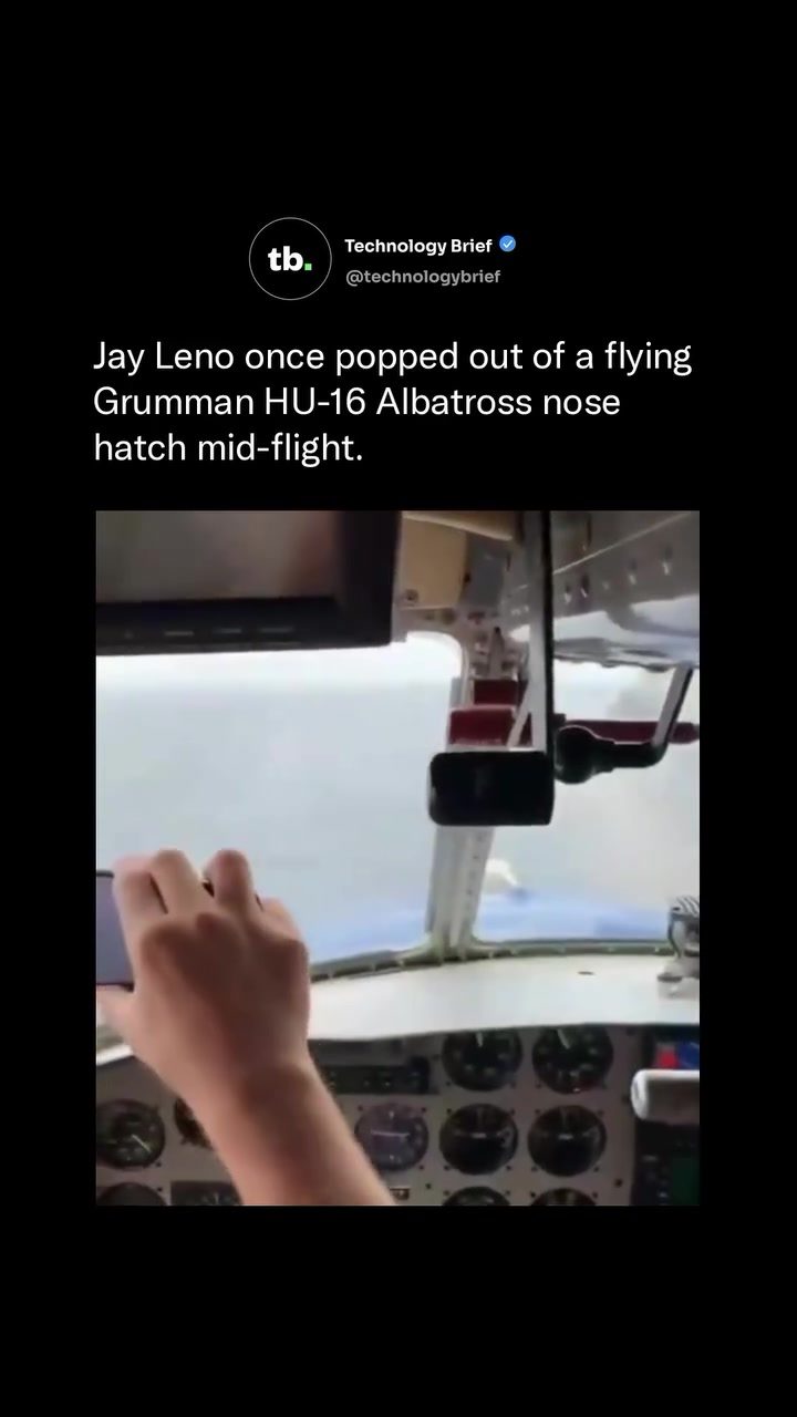Jay Leno's Mid-Flight Stunt in a Grumman Albatross
